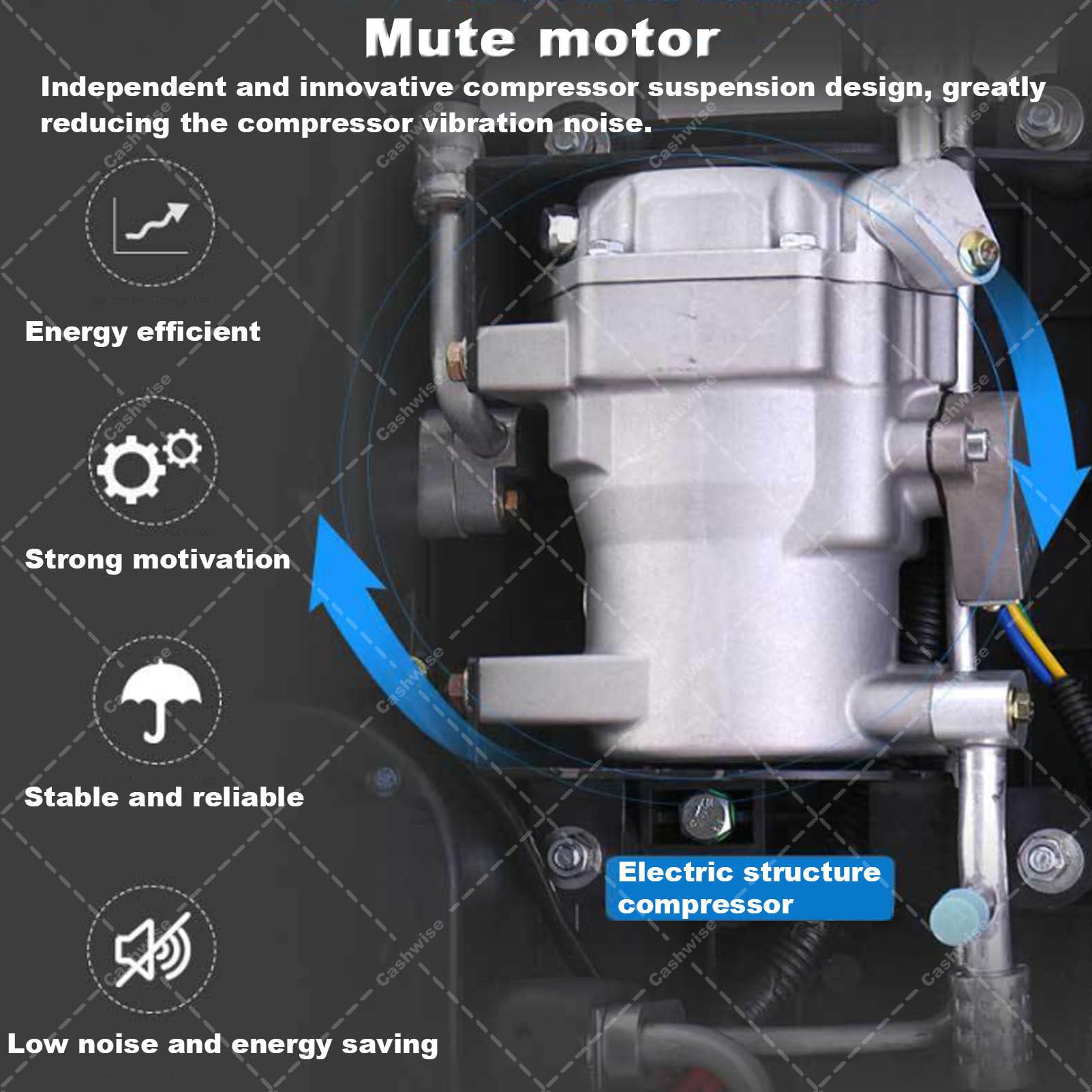 Climatiseur pour camion, unité de climatisation de toit pour camping-car, climatiseur silencieux à refroidissement rapide pour camionnette, remorque, bateau, camping-car, tracteur, caravane 24V