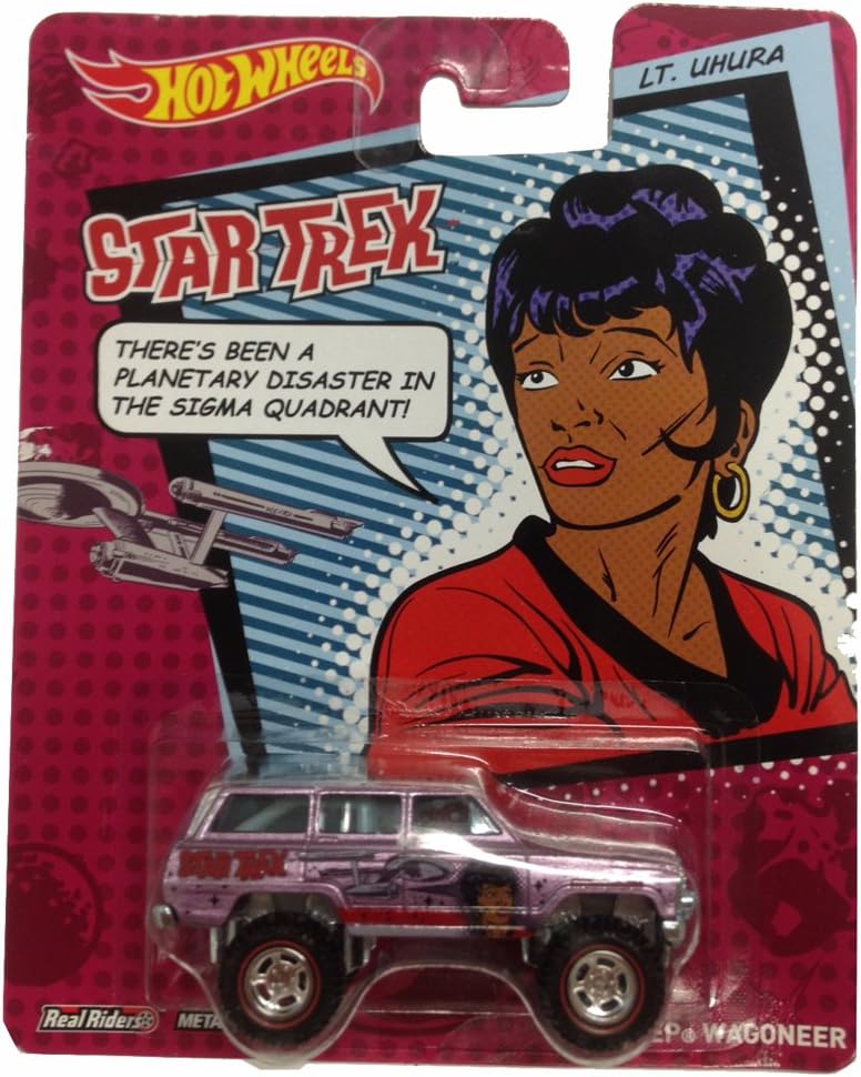 Mattel Hot Wheels 2013 Star Trek Pop Culture Lt. Uhura 1988 Jeep Wagoneer Die-Cast Car