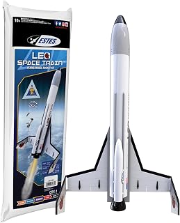 Estes Leo Space Train Flying Model Rocket Kit 7285 | Advanced Level Build, Multi