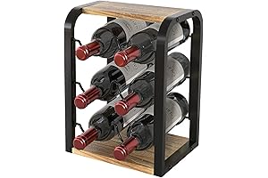 J JACKCUBE DESIGN: 6-Bottle Countertop Wine Rack