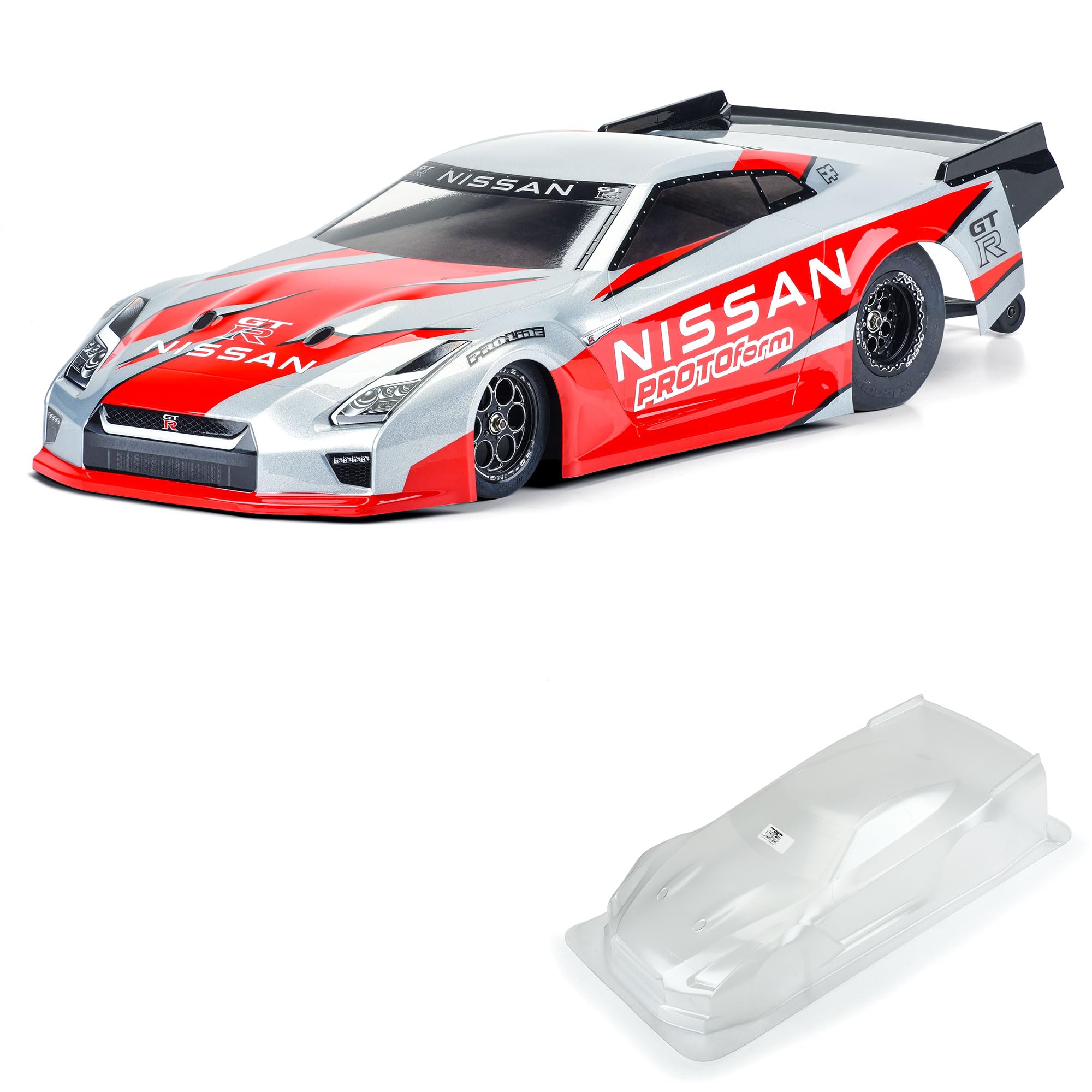 Pro-Line PROTOform 1/10 Nissan GT-R R35 Clr Body Losi 22S Drag Car