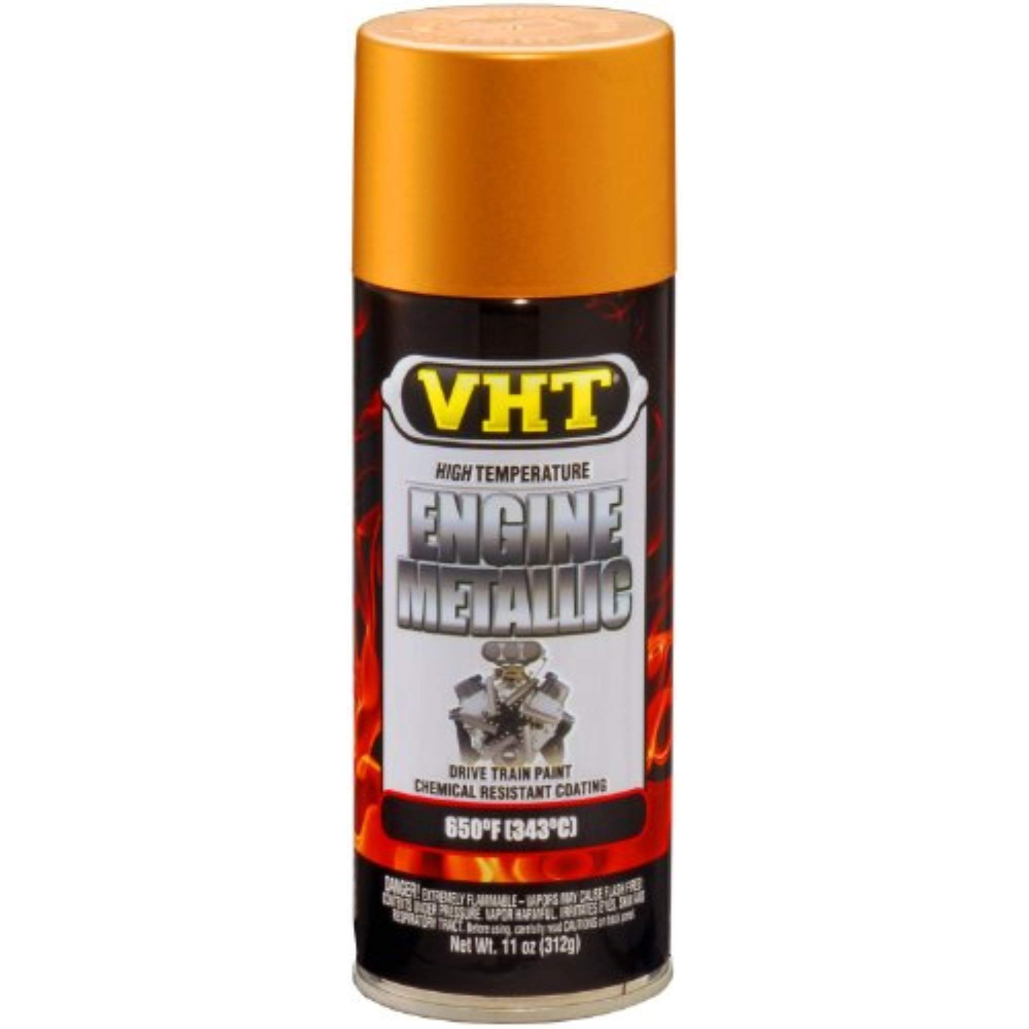 VHT SP404 Engine Metallic High Heat Spray Paint – Gold Flake – 11 oz
