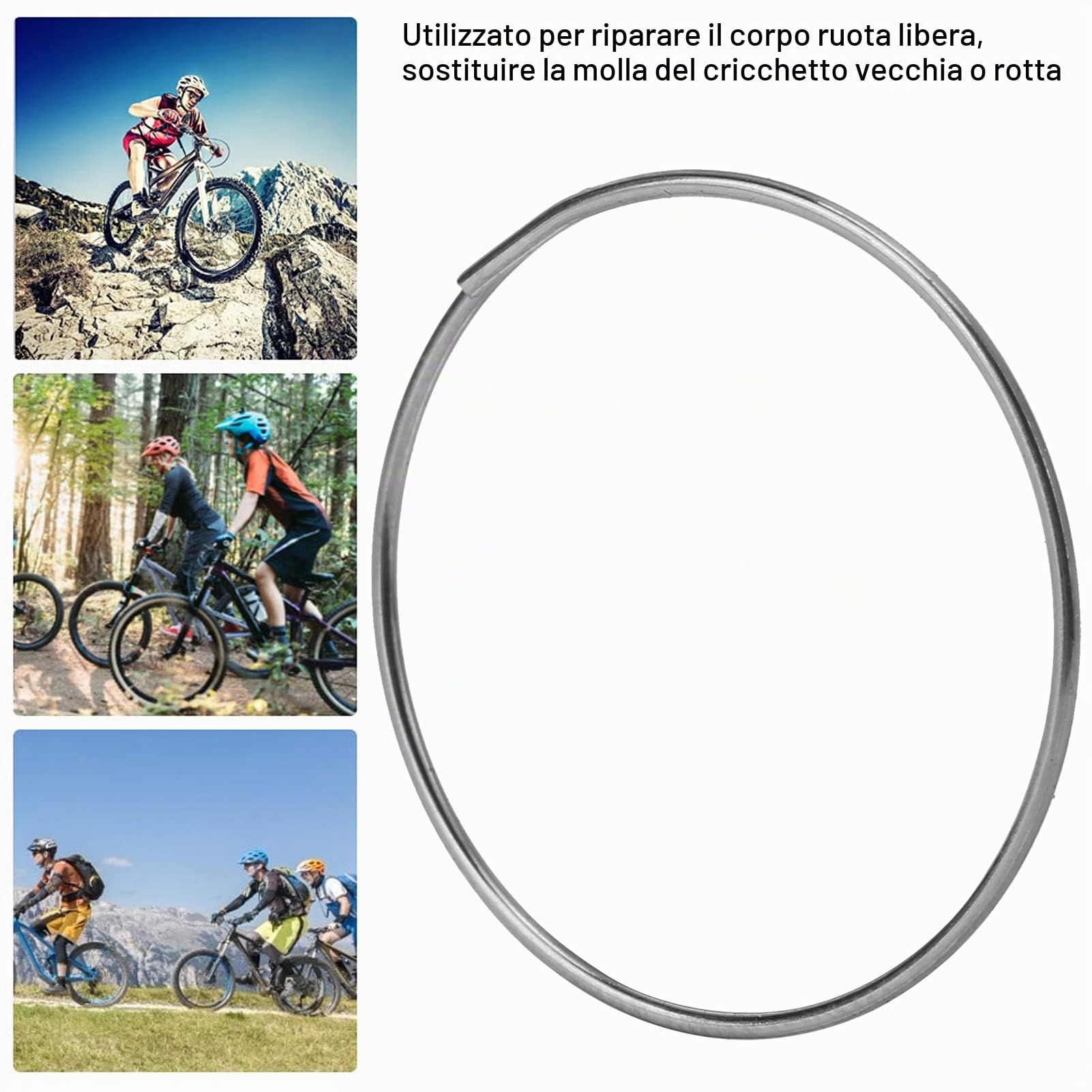 Molla per Nottolino Ruota Libera Bici, 5 Pezzi/Set Molla per Nottolino Ruota Libera Bici in Acciaio Inox Molla Base Torre Senza Gancio per Fulcro F0 / F1 / F3 / F5 / XL/KT Cassette Hub Driver