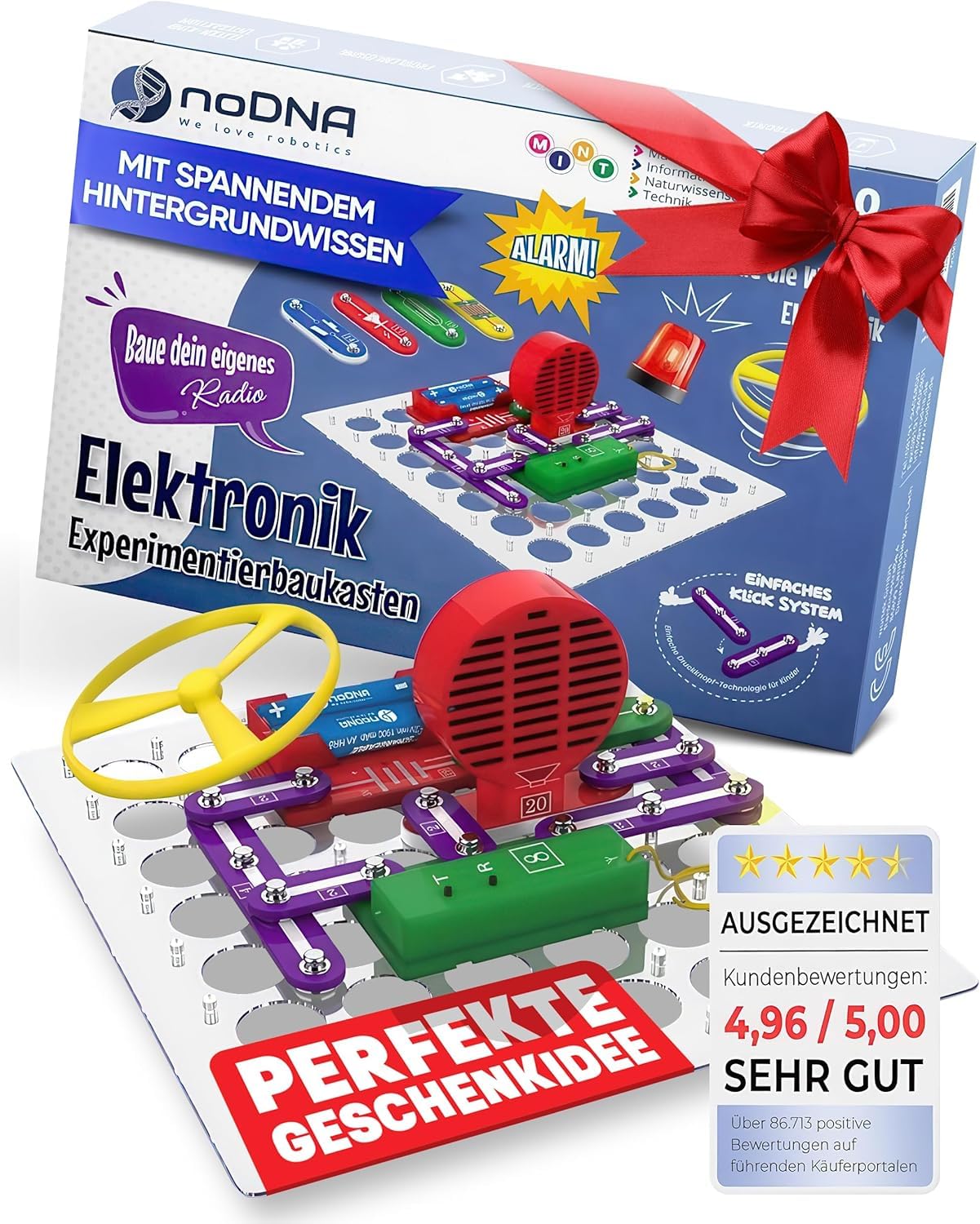 Kit d'expérimentation électrique pour enfants de 8 ans avec 300 circuits - 8