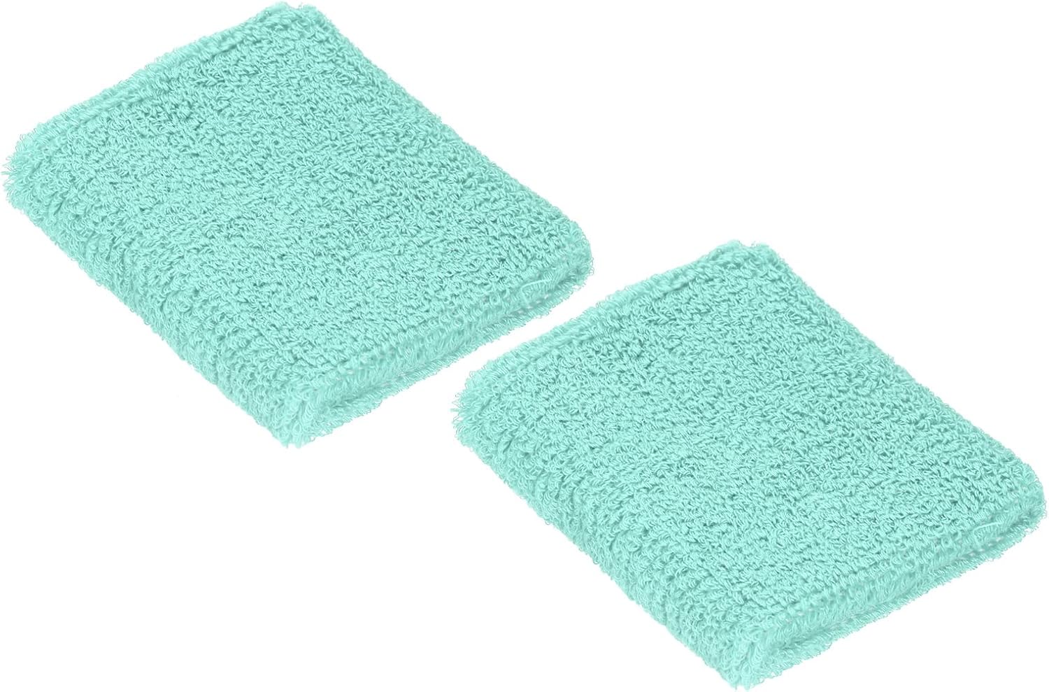 PATIKIL Sport Wristband Cotton Terry Cloth Absorbent Sweatbands for Tennis Basketball Working Out Athletic Running