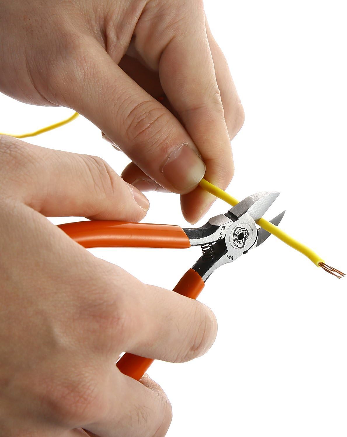 2Pcs Professional Diagonal Cutting Pliers (4.5-Inch)
