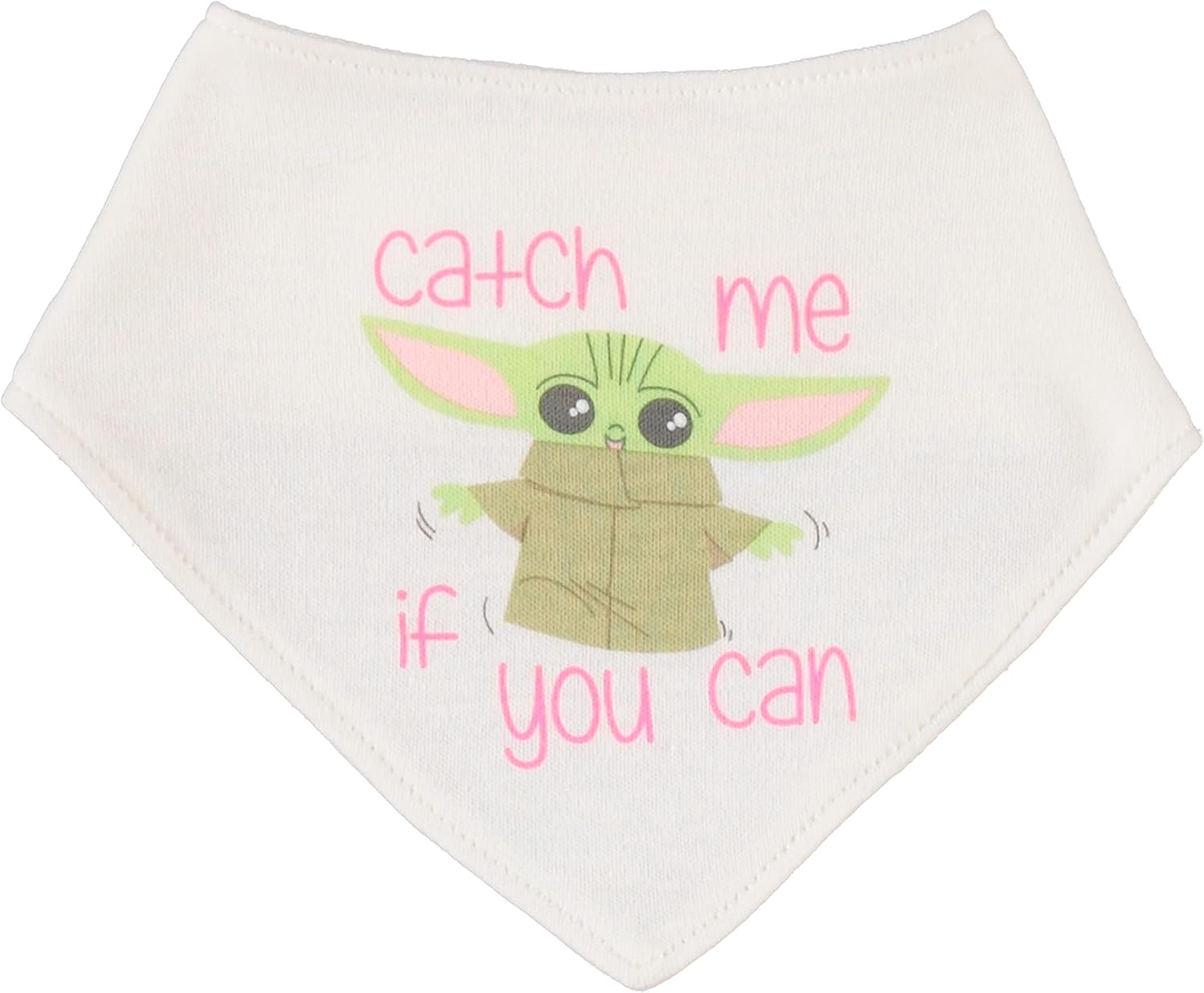 STAR WARS Baby Girls Baby Yoda 3 Piece Short Sleeve Bodysuit Pull-on Pants and Accessory - Image 2