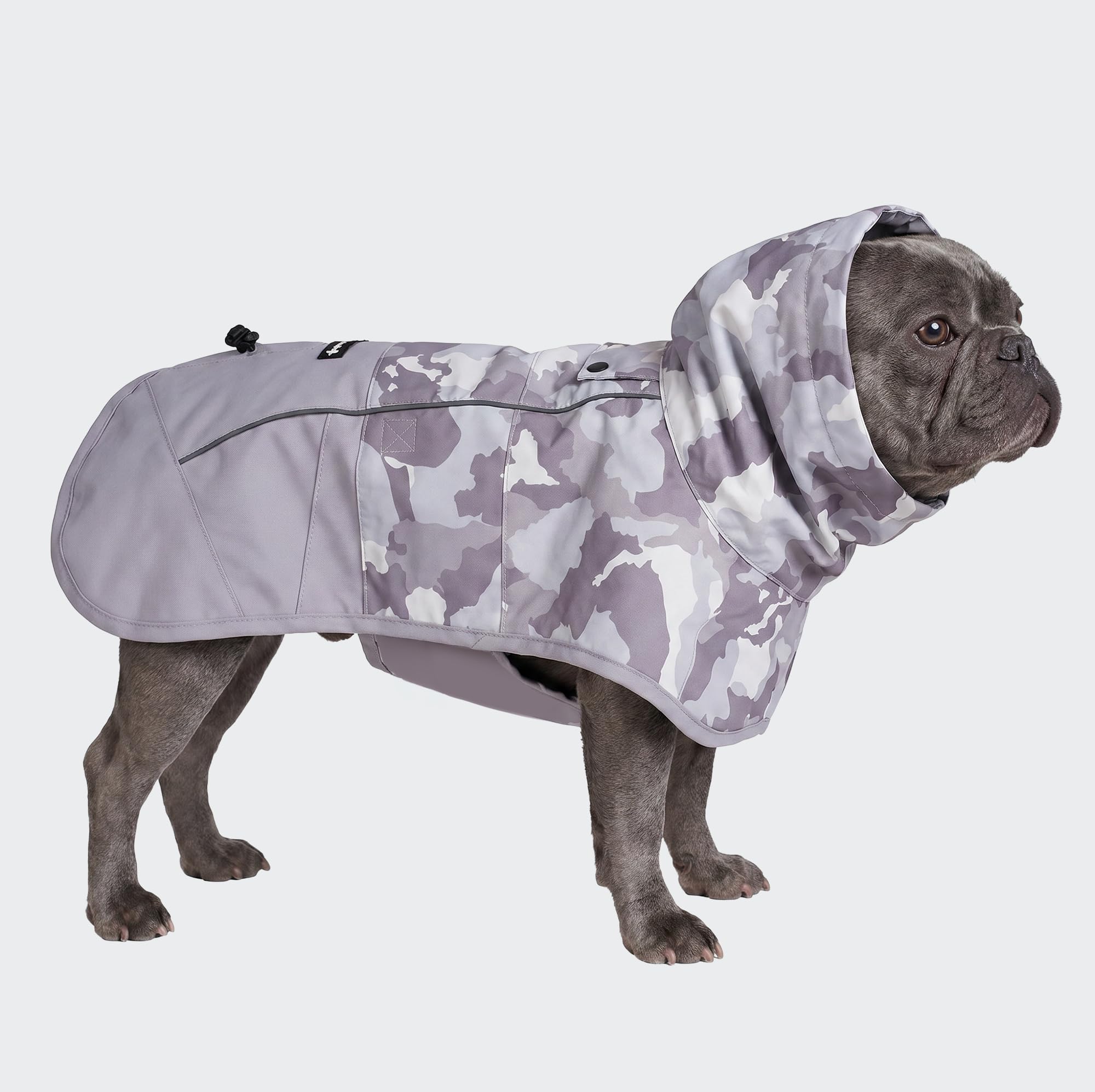 Spark Paws Dog Raincoat - Waterproof Rain Jacket w/Hood, Full Coverage