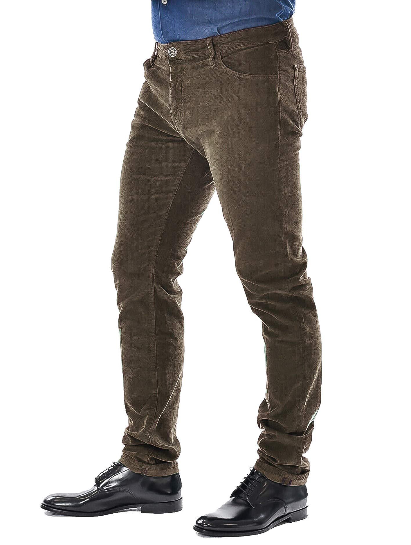 Evoga Pantaloni Uomo sartoriali in Velluto Invernali Casual