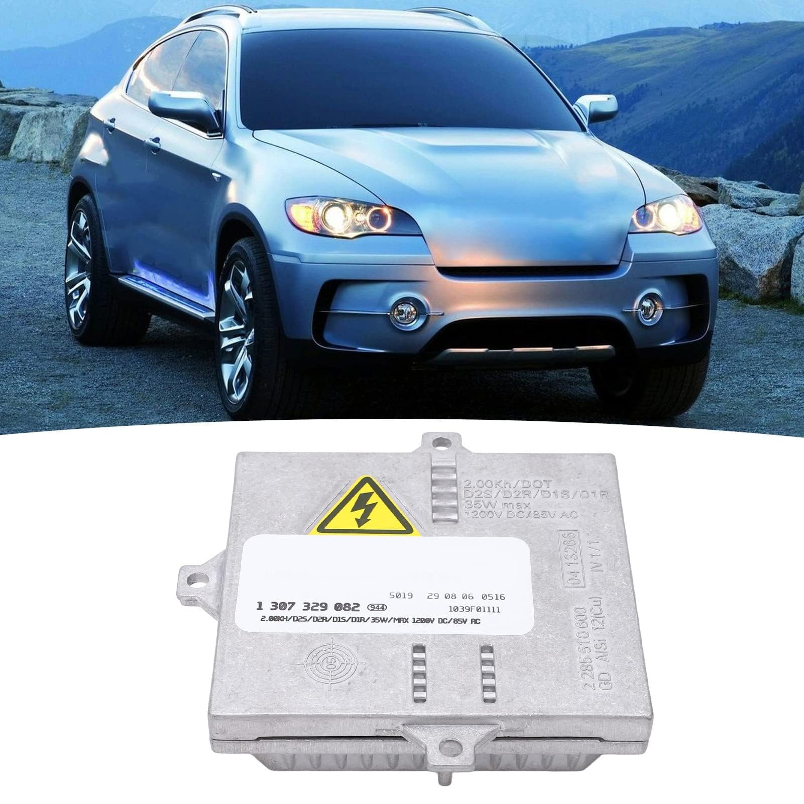 Headerbs Balasto de Faros de Xenón, Módulo de Unidad de Control HID de 12 V Balasto de Xenón 1307329090 Reemplazo para CLK320 CLK500 CLK55AMG