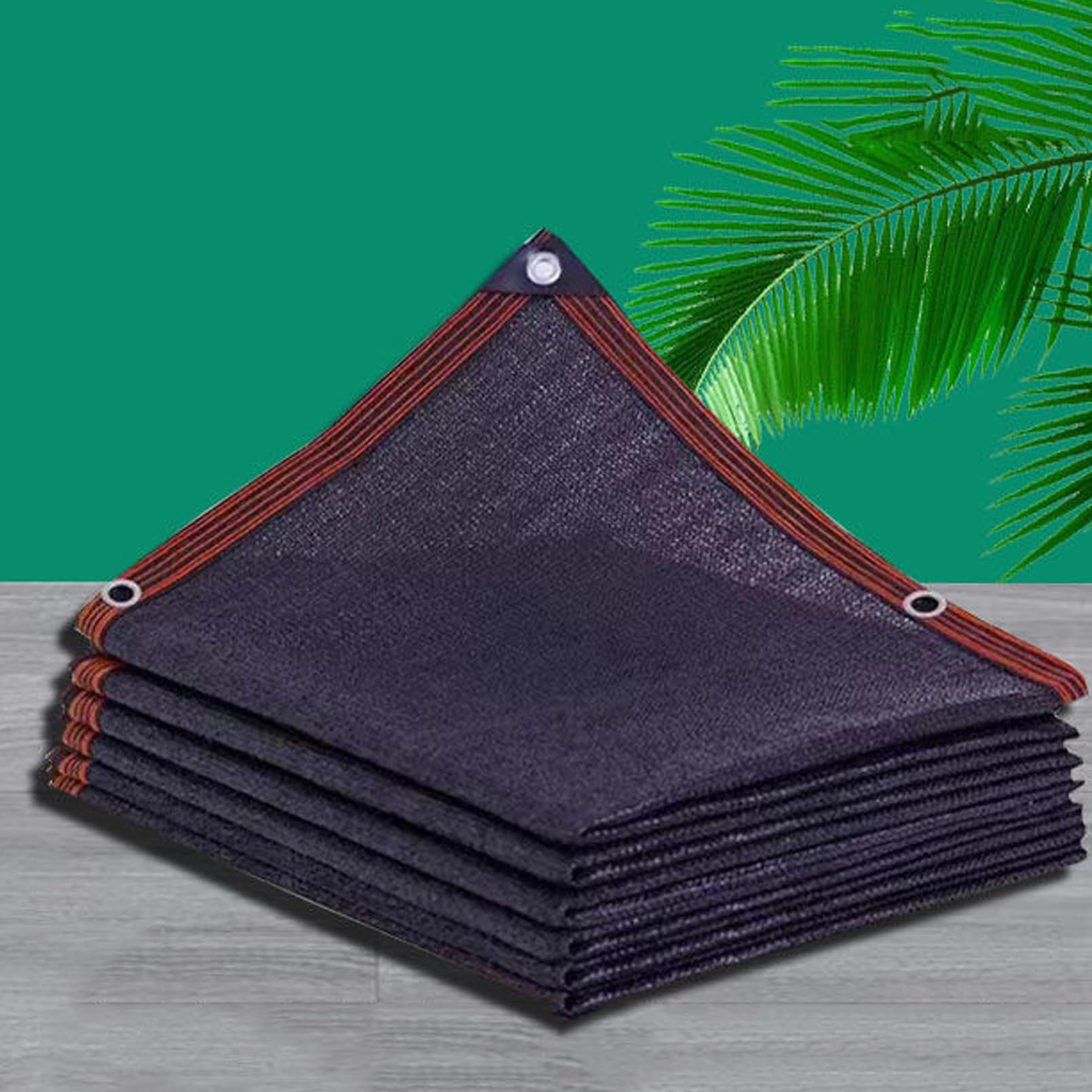GLDYTVF Black Sunblock Shading Net for Patio Garden Greenhouse Shade Sail Mesh Cloth (W4xL10m)