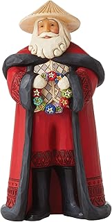 Enesco Jim Shore Heartwood Creek Christmas Around The World Filipino Santa Happy Nochebuena Figurine, 7 Inch, Multicolor