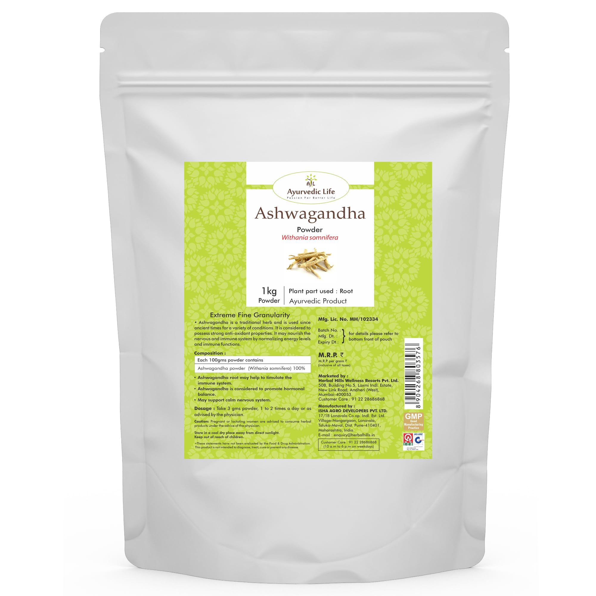 Ashwagandha Powder - 1 kg