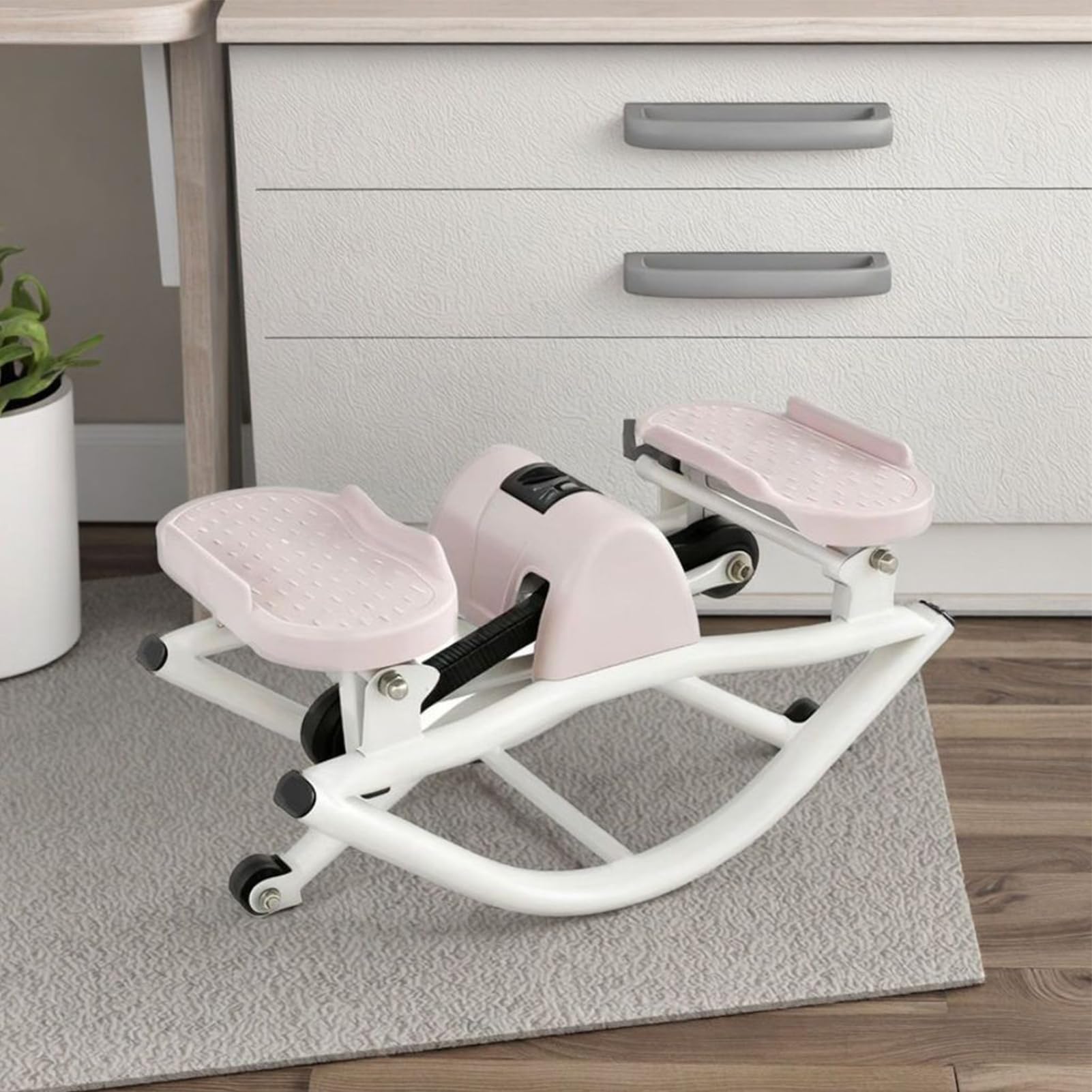 Stepper de entrenamiento | Accesorios de fitness para entrenamiento de gimnasio | Dispositivo de fitness con tecnología de balancín | Para rodillas, articulaciones, piernas, glúteos, vientre, hogar en