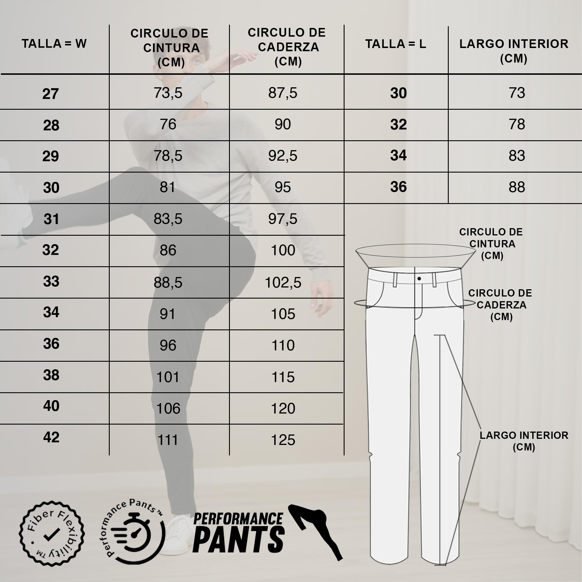 Performance Pants Pantalones de Alto Rendimiento