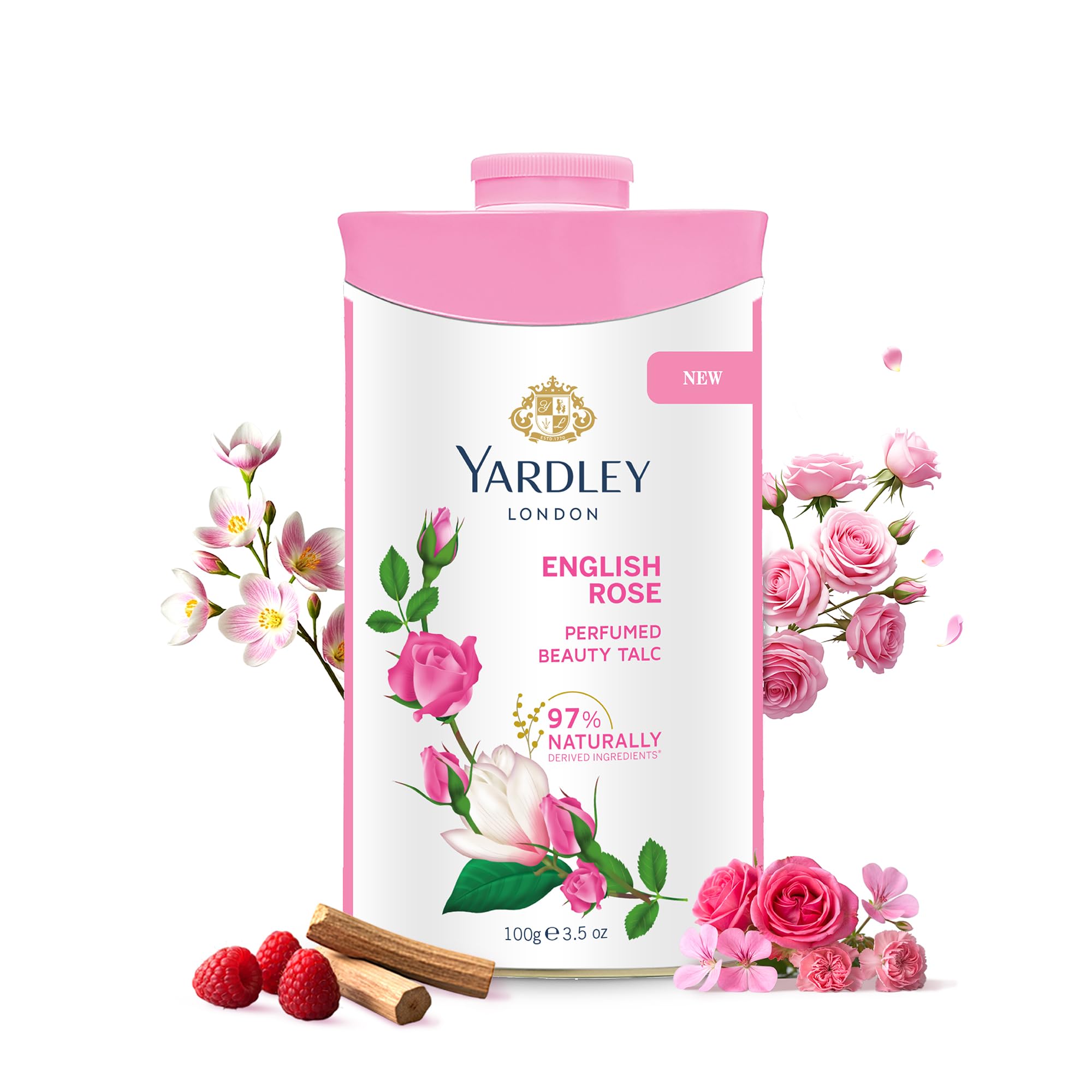 Yardley London English Rose Perfumed Talc 100g