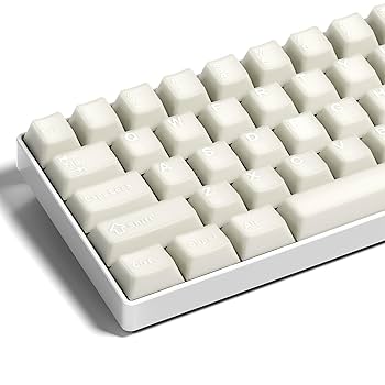 PBT FiraCode キーキャップセット ホワイト Amazon | 155キーキャップ ホワイトキーキャップ、XDA