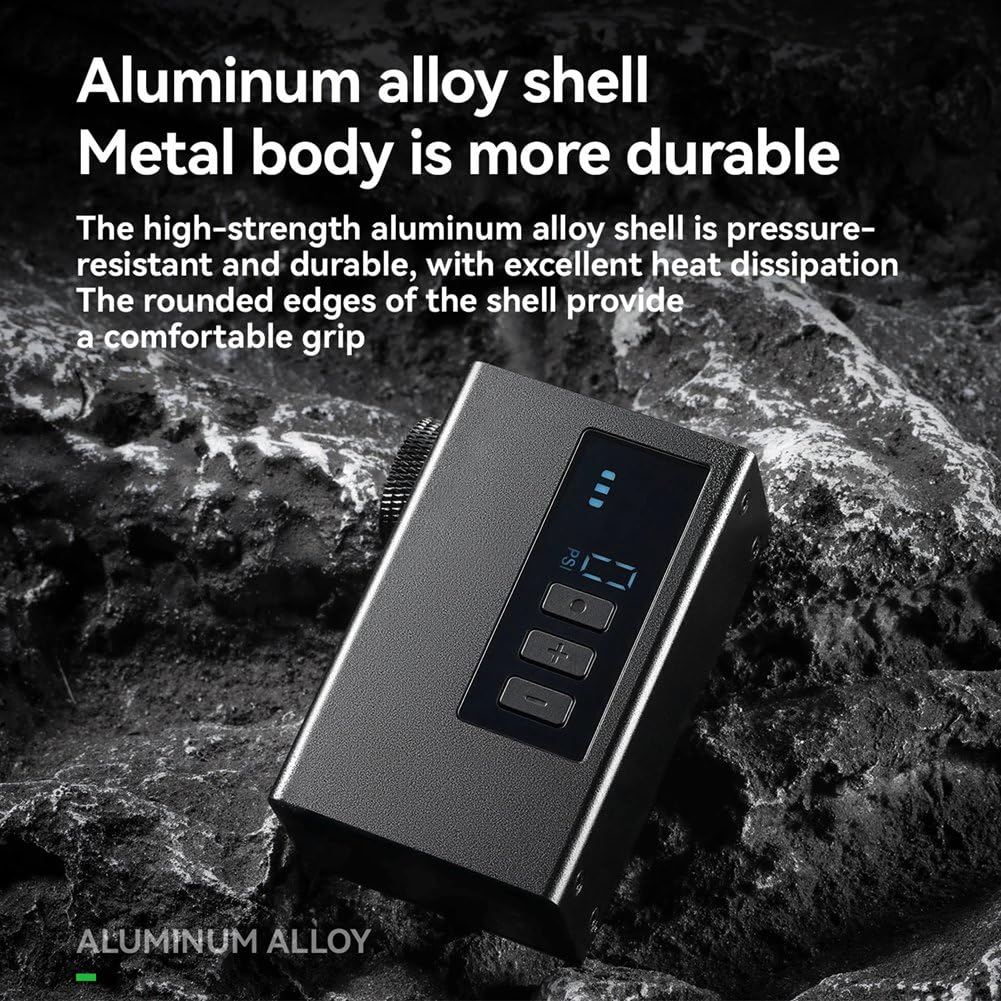 Nouvelle Pompe Électrique en Alliage D'Aluminium 120 PSI pour Vélo, Pompe à Air Rechargeable pour Pneus 420mAh avec Affichage Numérique