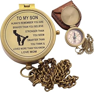 ROORKEE INSTRUMENTS (INDIA) A NAUTICAL REPRODUCTION HOUSE to My Son Compass/Father to Son Gifts/Mother to Son Gift/Inspirational Gift to Son