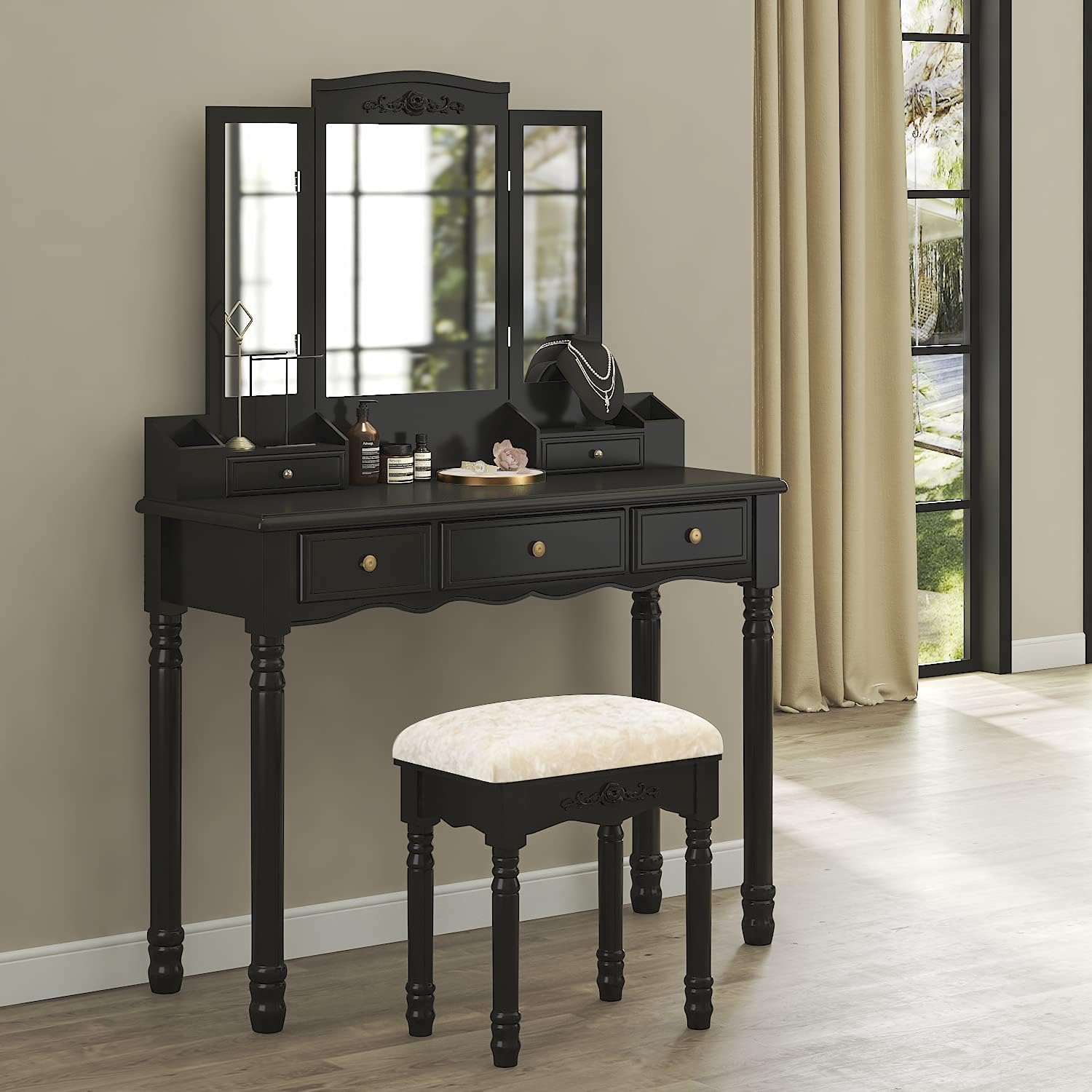 Buy Sha Cerlin Makeup Vanity Table Set Buy Sha Cerlin Makeup Vanity Table Set