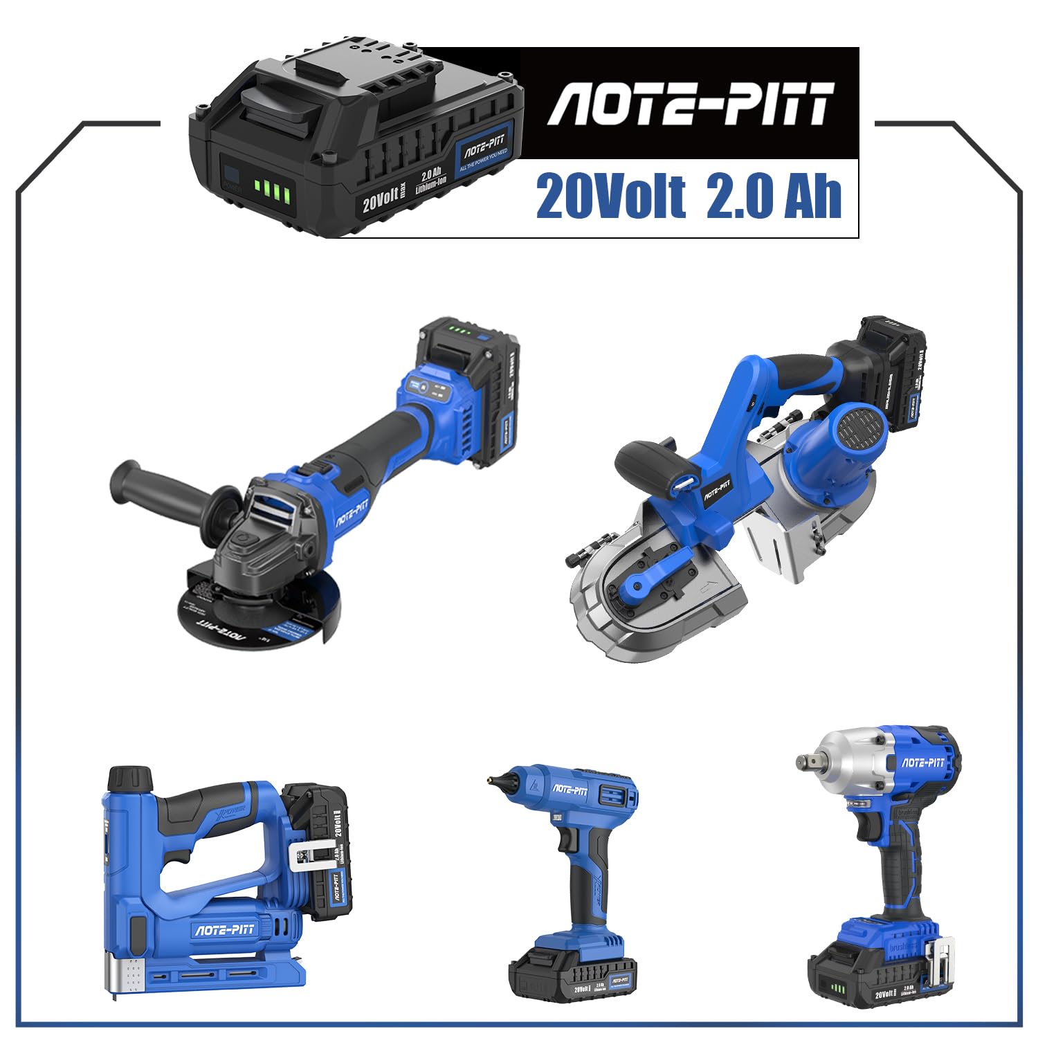 Snapklik.com : AOTE-Pitt 20V 20Ah Lithium Ion Battery Pack