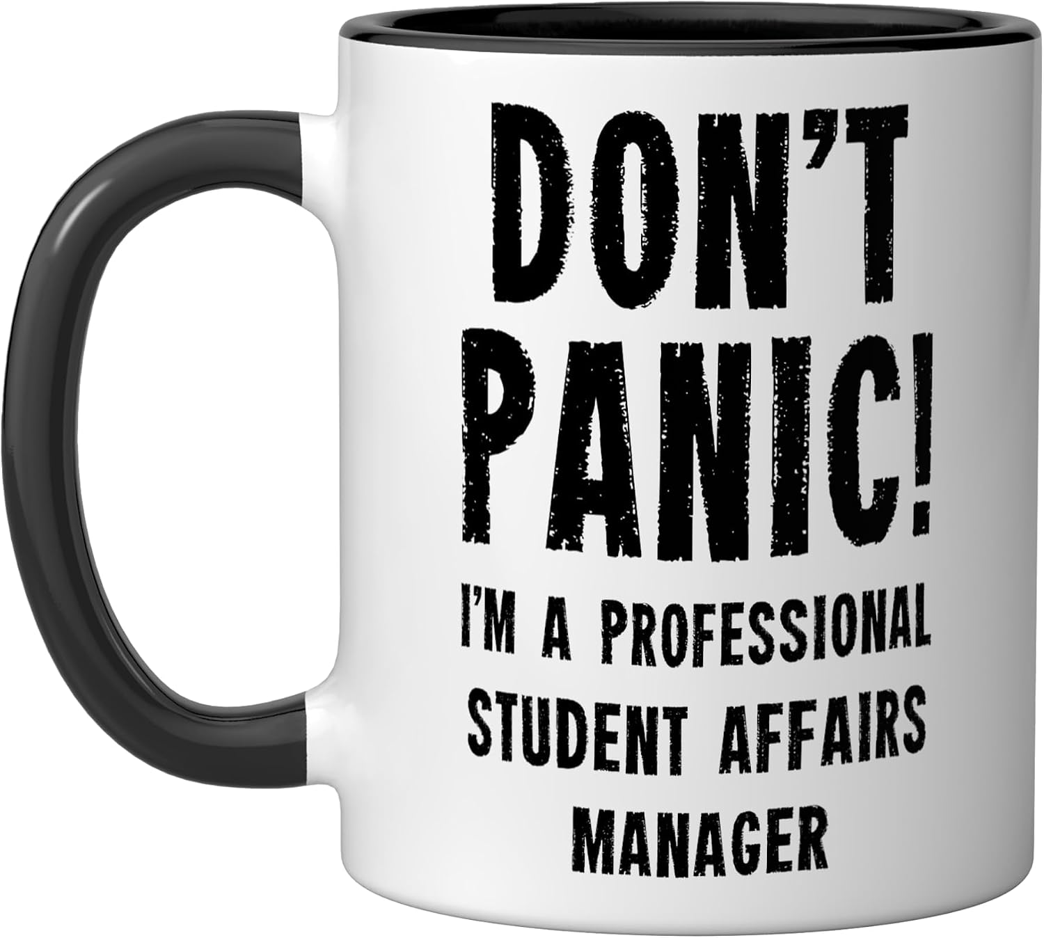 Student Affairs Manager Ceramic Mug, Red/White, 15oz image 4
