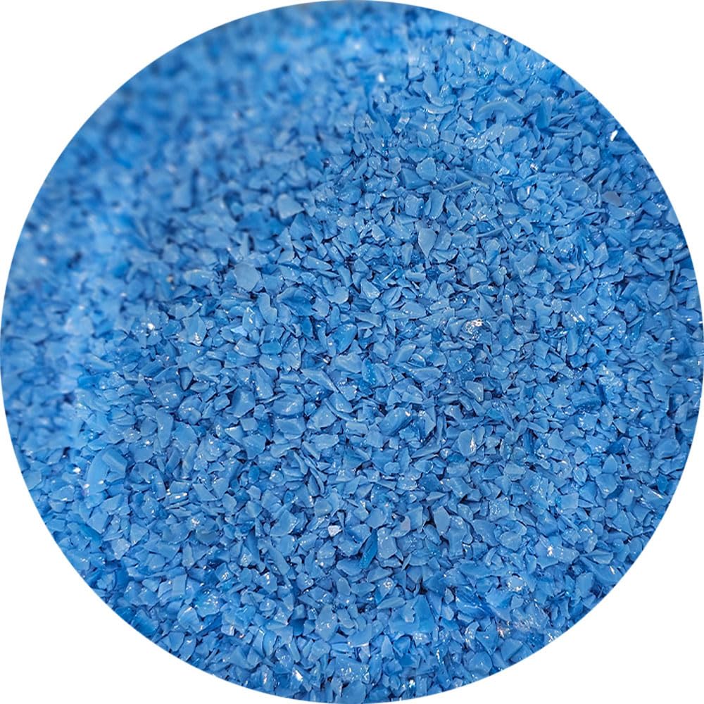 Wissmach Glass Frit Reactive Blue Medium Opal 1lb. 96 COE-picture-23