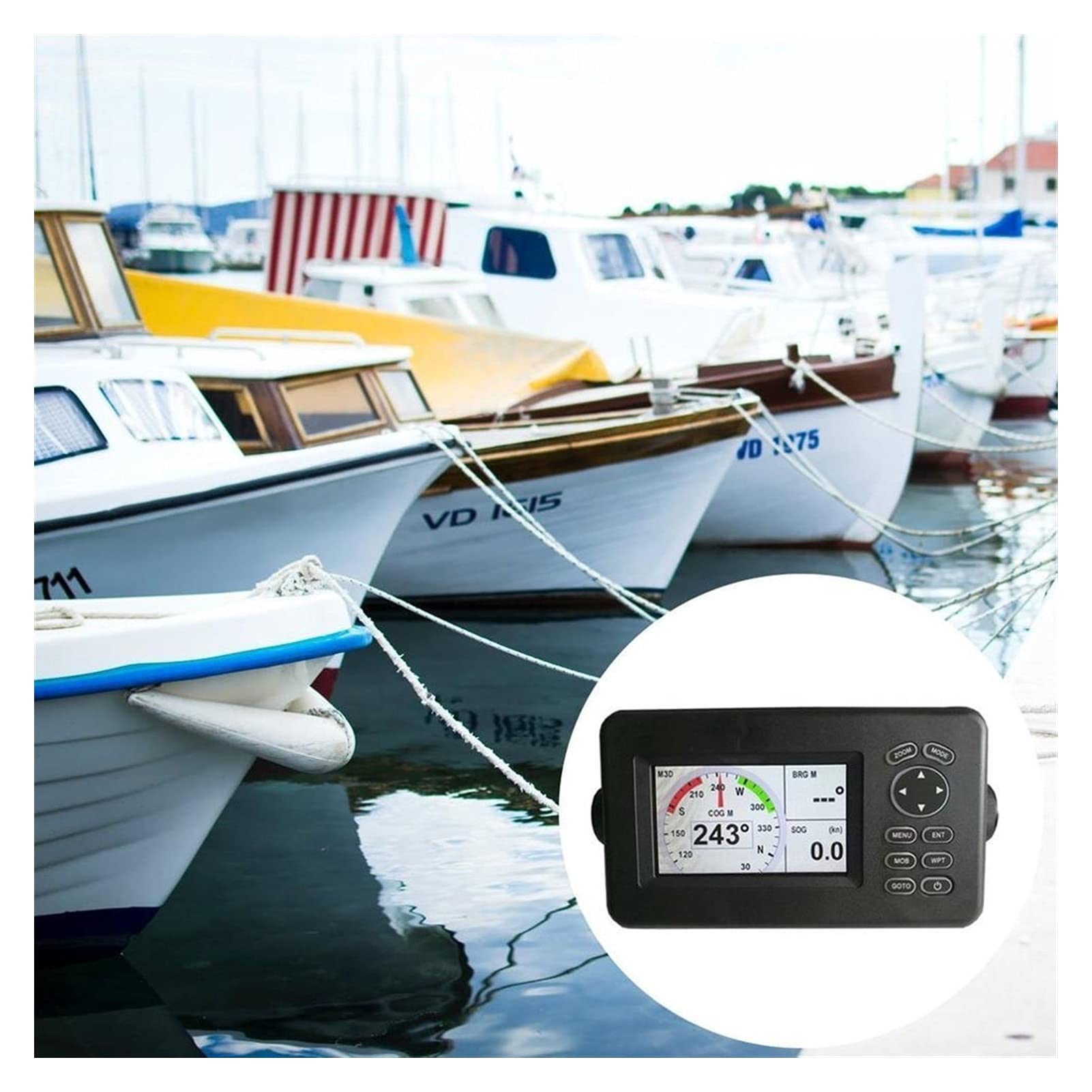 Przyrządy 4.3in. LCD Wyświetlacz HP-528. Morski GPS SBA. Lokalizator Nawigatora W/AIS Wyświetlacz funkcja Statek Boat Morski Elektronika