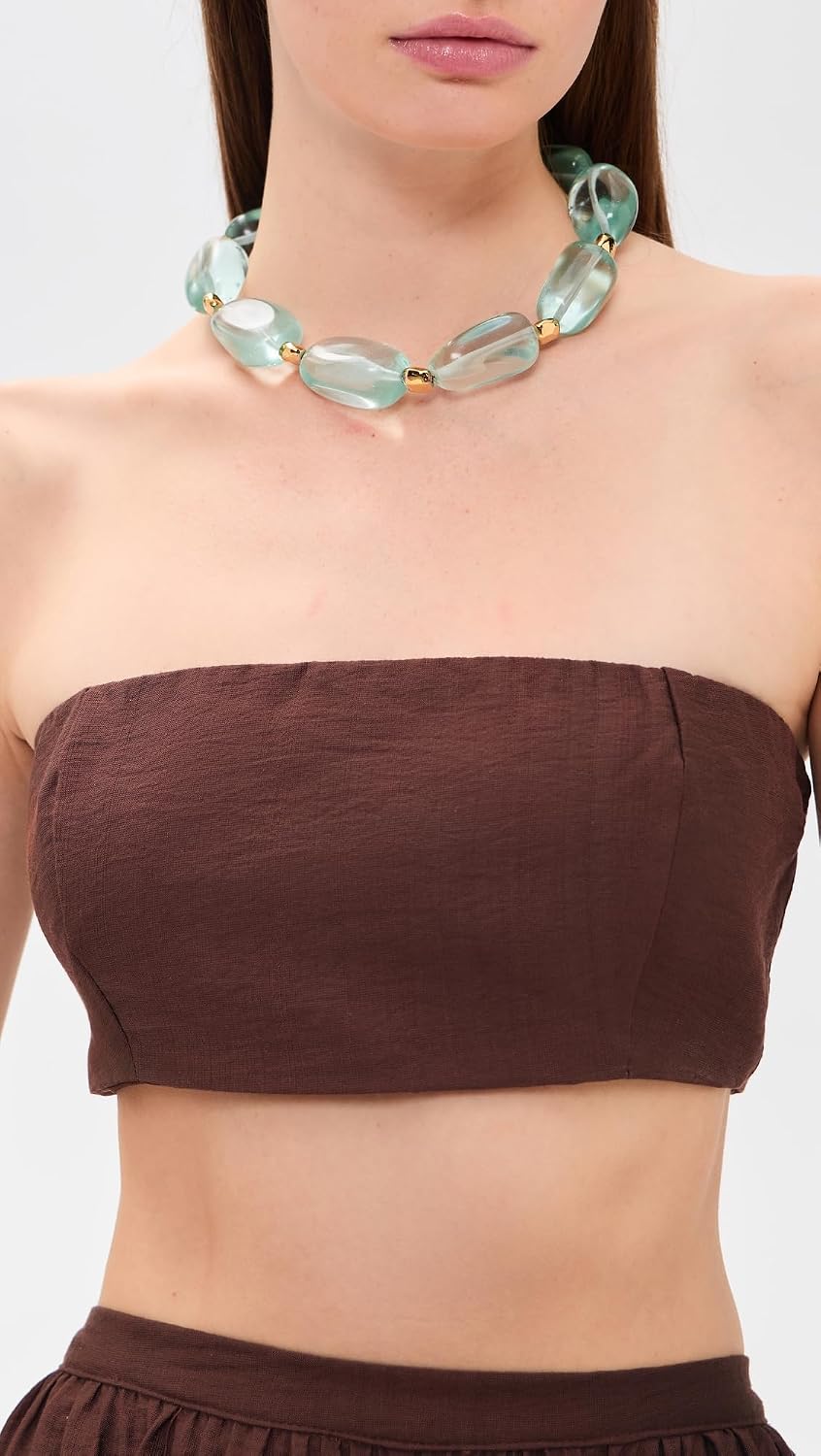 Lizzie Fortunato Women's Lobos Collar In Poolside