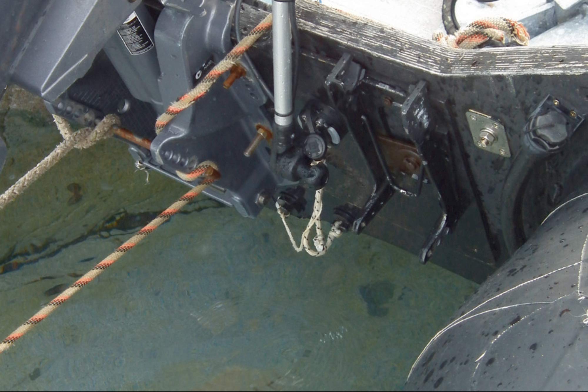 Fasten Geberstange für Heck oder Bug Montage Transducer für Echolot (300mm)