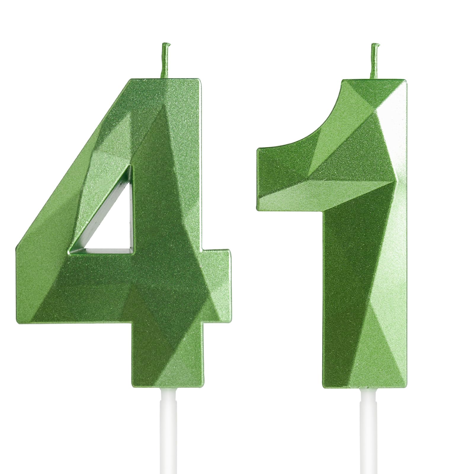 Yiran 50th Birthday Candles, Gold Number 50 Happy Birthday Candles, Cake Topper Decorations for Birthday Party, Wedding Anniversary Celebration Supply — view 133