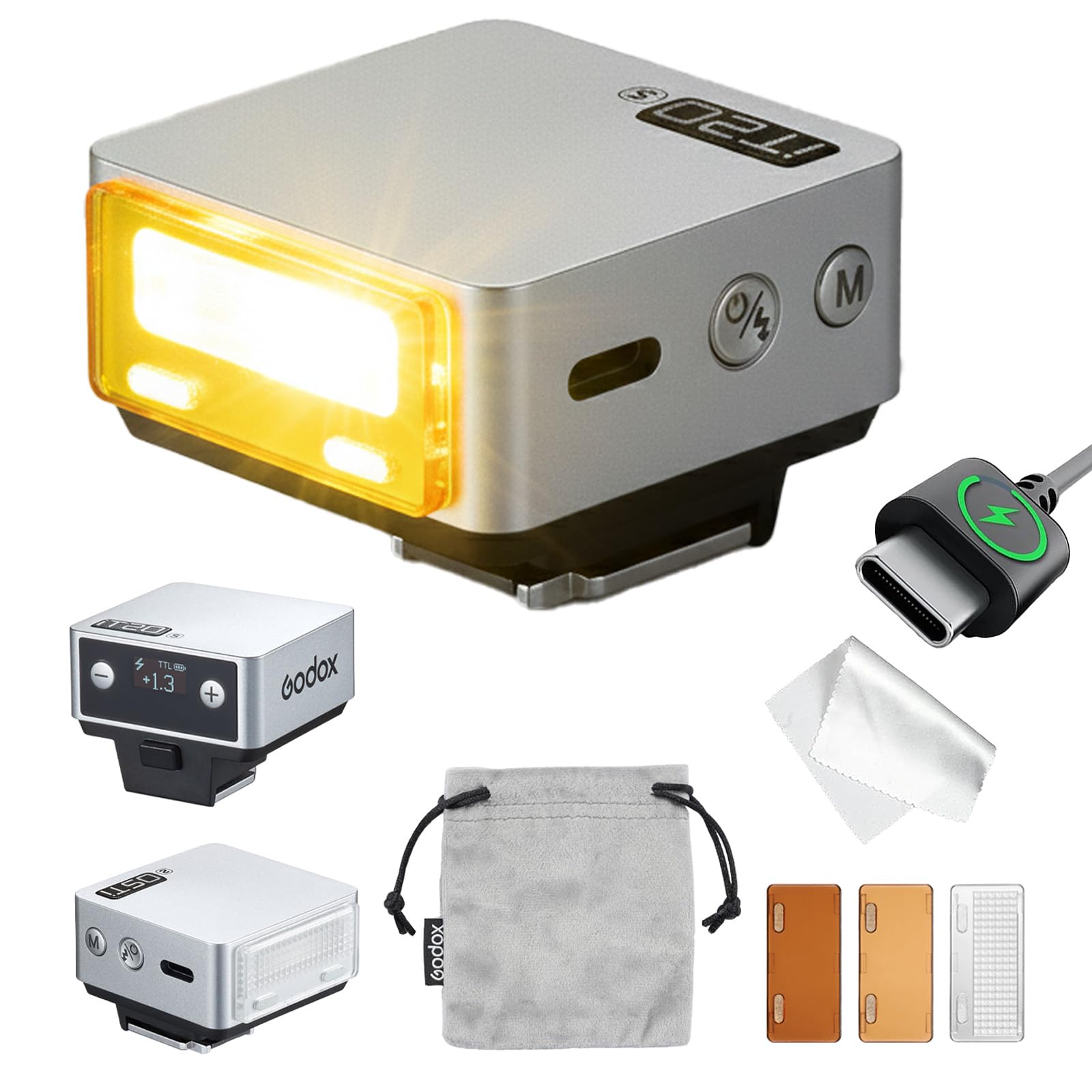 GODOX IT20 S TTL Mini Flash, IT20S Camera Flash With Spreader And Color