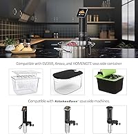 Vista 5 de Reemplazo de abrazadera de soporte Sous Vide: soporte de fijación para cocina KitchenBoss Sous Vide, compatible con todos los modelos KitchenBoss