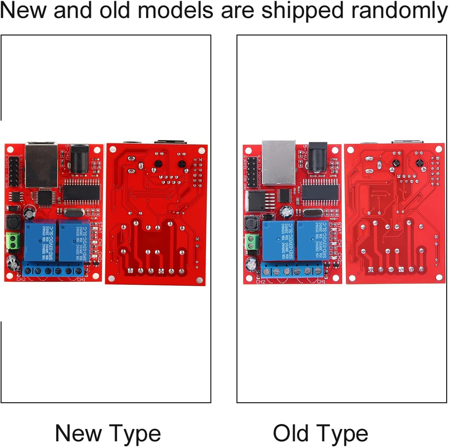 Modulo relè di alta qualità, modulo controller LAN Ethernet, modulo controller DC5V-24V, Interruttore ritardato con scheda relè bidirezionale per sostituzione scheda elettronica web server
