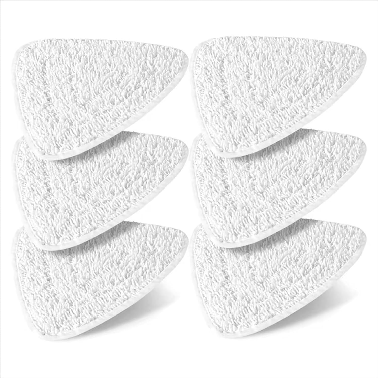 Replacement Parts 6 PCS Erect Cloth Vacuum Floor Clean for Vilead Steam Plus(White)
