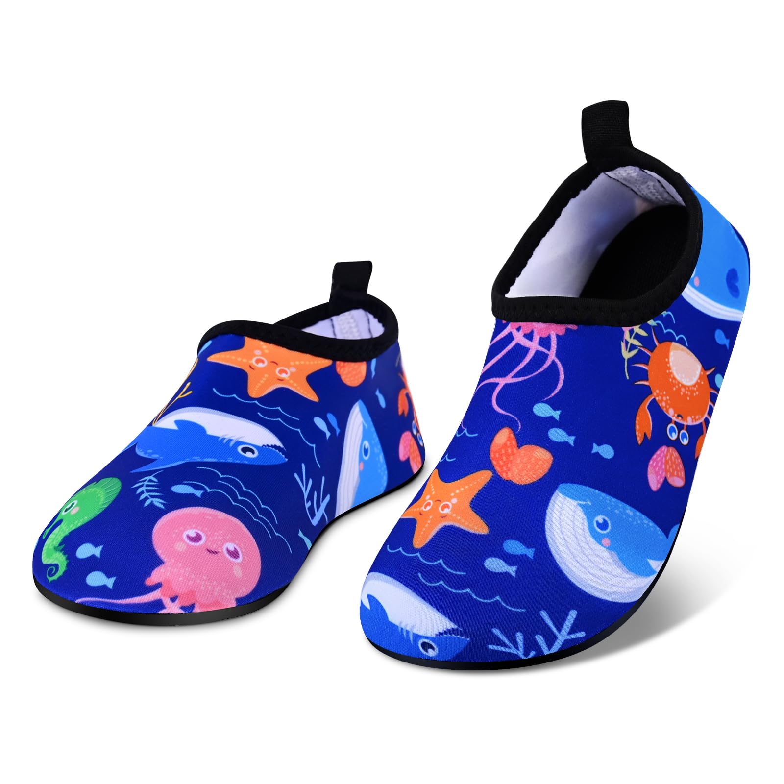 Kids Water Shoes Toddlers Swim Beach Shoes, Infant Wet Swimming Pool Shoes for Boys Girls Non-Slip Quick Dry Aqua Socks, Soft Skin Barefoot Baby Holiday Essentials for Garden Sea Waliking Wetsuit — view 8