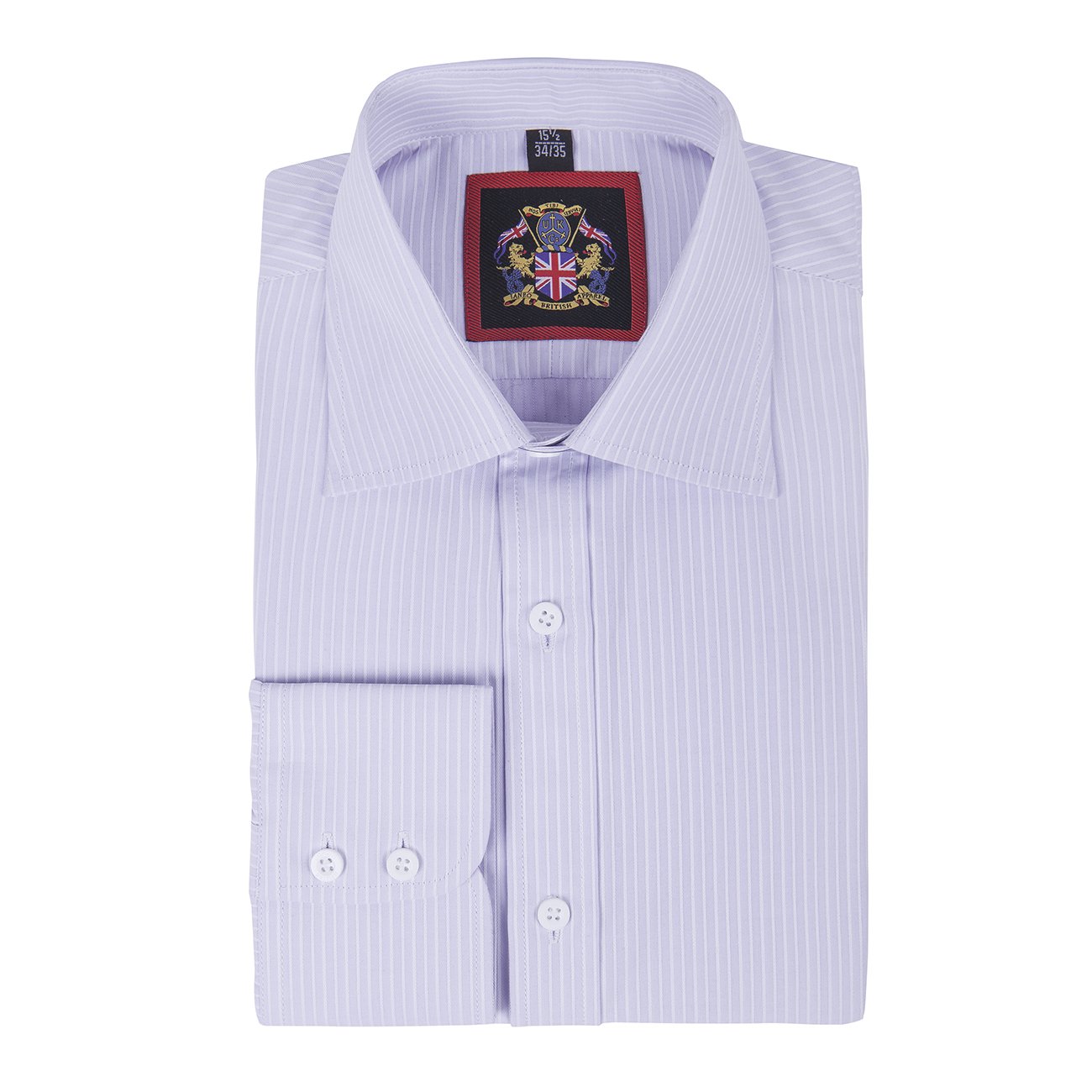 Janeo British Apparel Nos Tibi Serviat Uk Co Men's Lavender (Single Cuff) Shirts, Business Formal Dress Office Wedding. Single Or Double Cuff. Janeo British Apparel The Canterbury Self Stripe Shirt - Lavender, Single Cuff, 14.5In