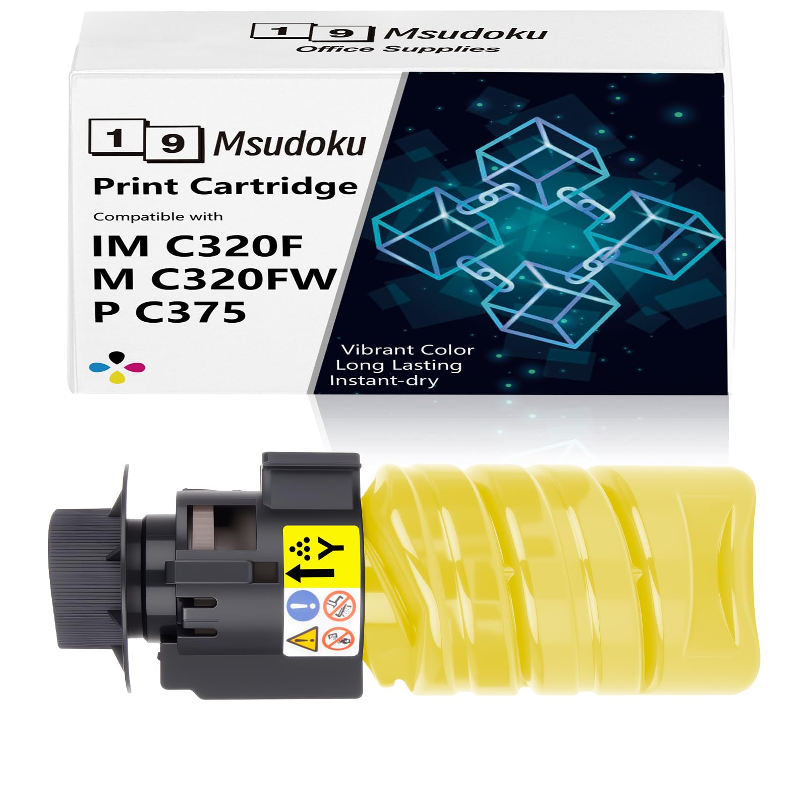 Amazon.com: Msudoku IM C320 Yellow Toner Cartridges 842729