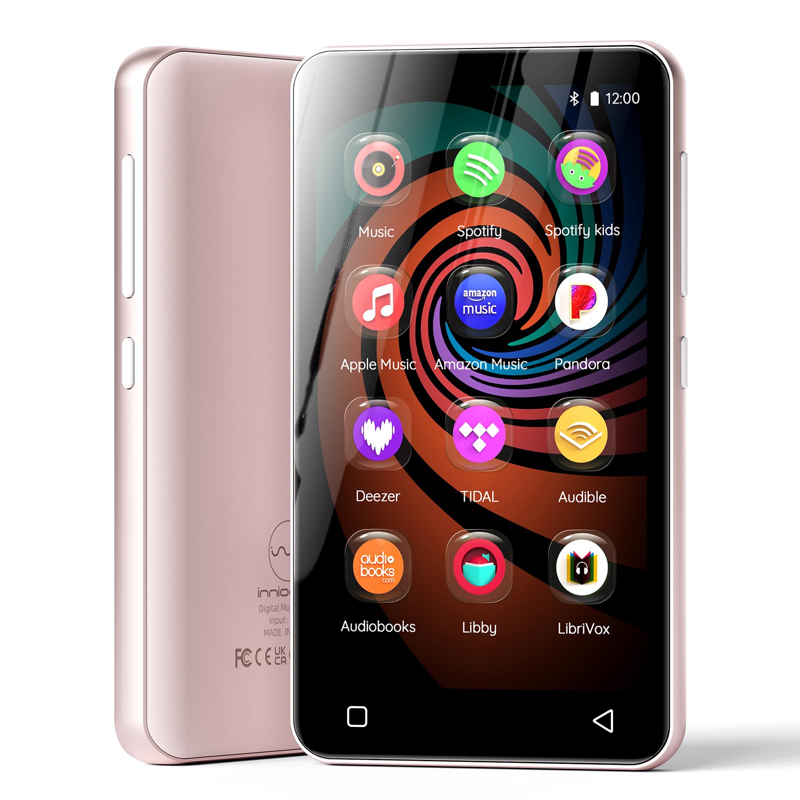 innioasis Reproductor MP4 de 160 GB con altavoz, color rosa