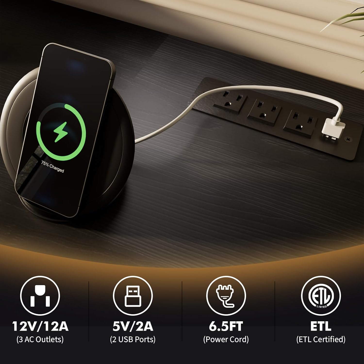 Diagram showing the electric fireplace control panel and remote control functions