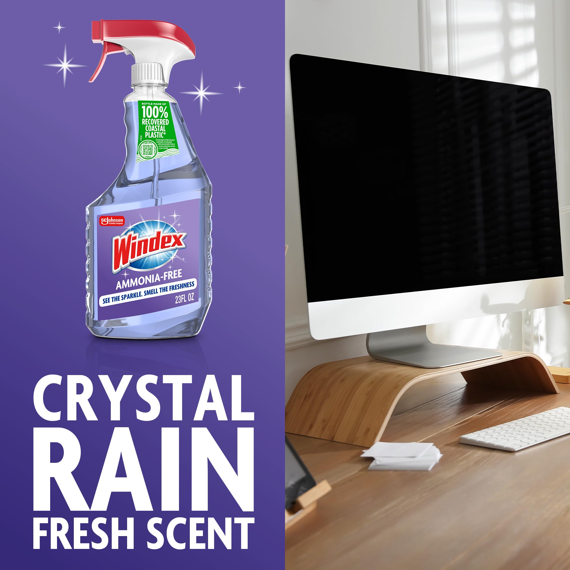Amazon.com: Windex Glass and Window Cleaner Spray Bottle, Ammonia 