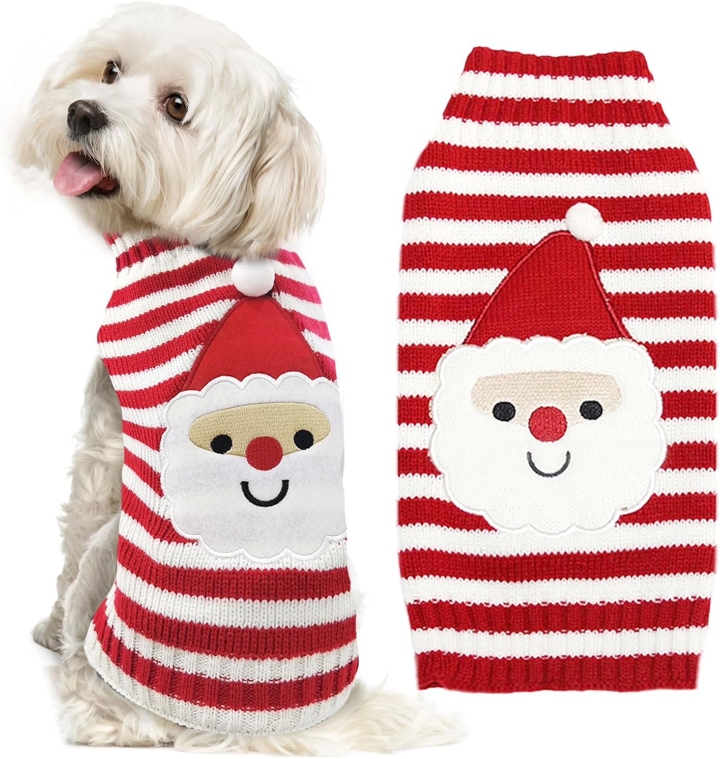 DOGGYZSTYLE Dog Christmas Sweater Xmas Pet Clothes Cute
