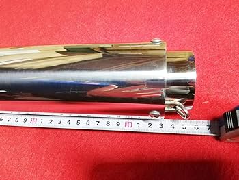 Amazon | サイレンサー 50．8メッキcin 汎用エンデ