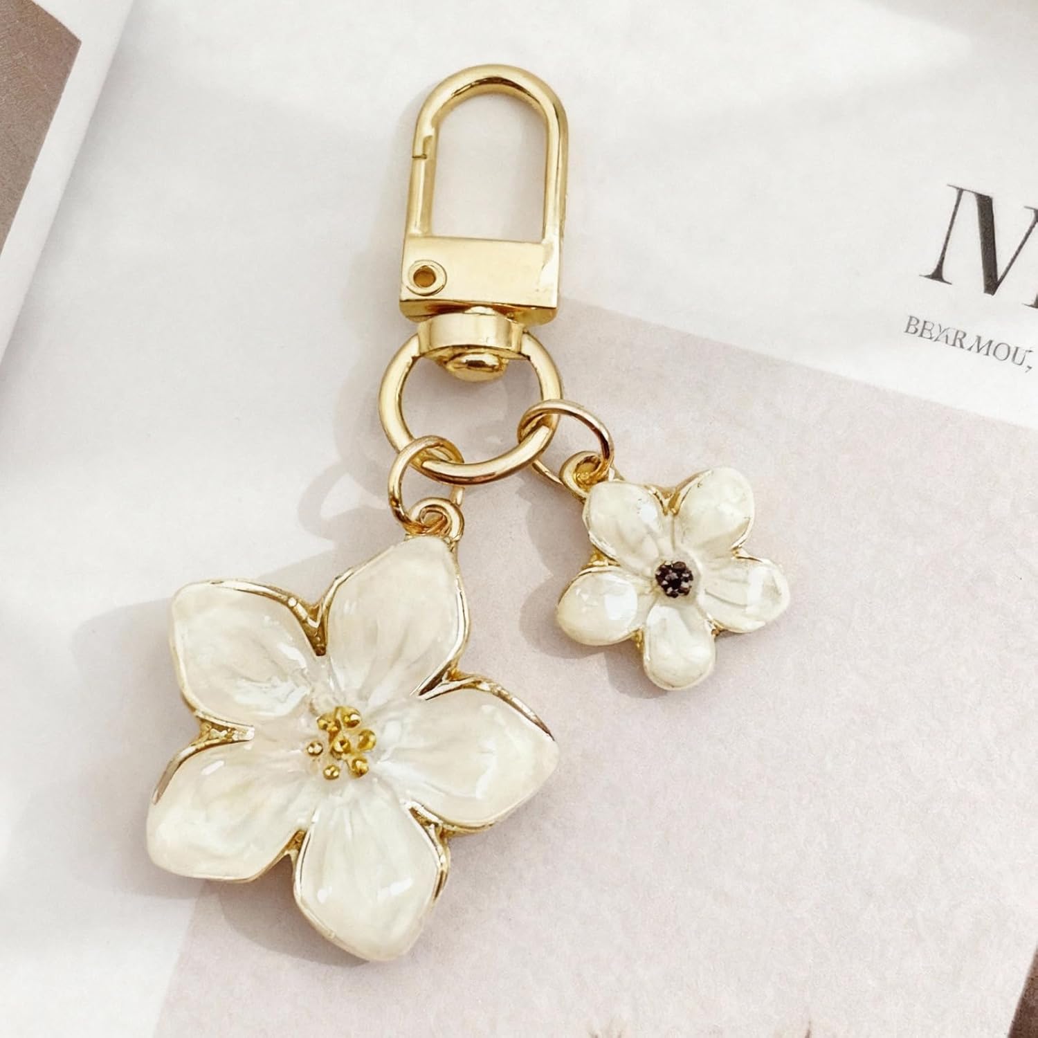 choice of all Bag Charms for Handbags Purse Charms Flower Bag Charm for Handbags Christmas Jewelry Stocking Stuffers Gifts - Image 4