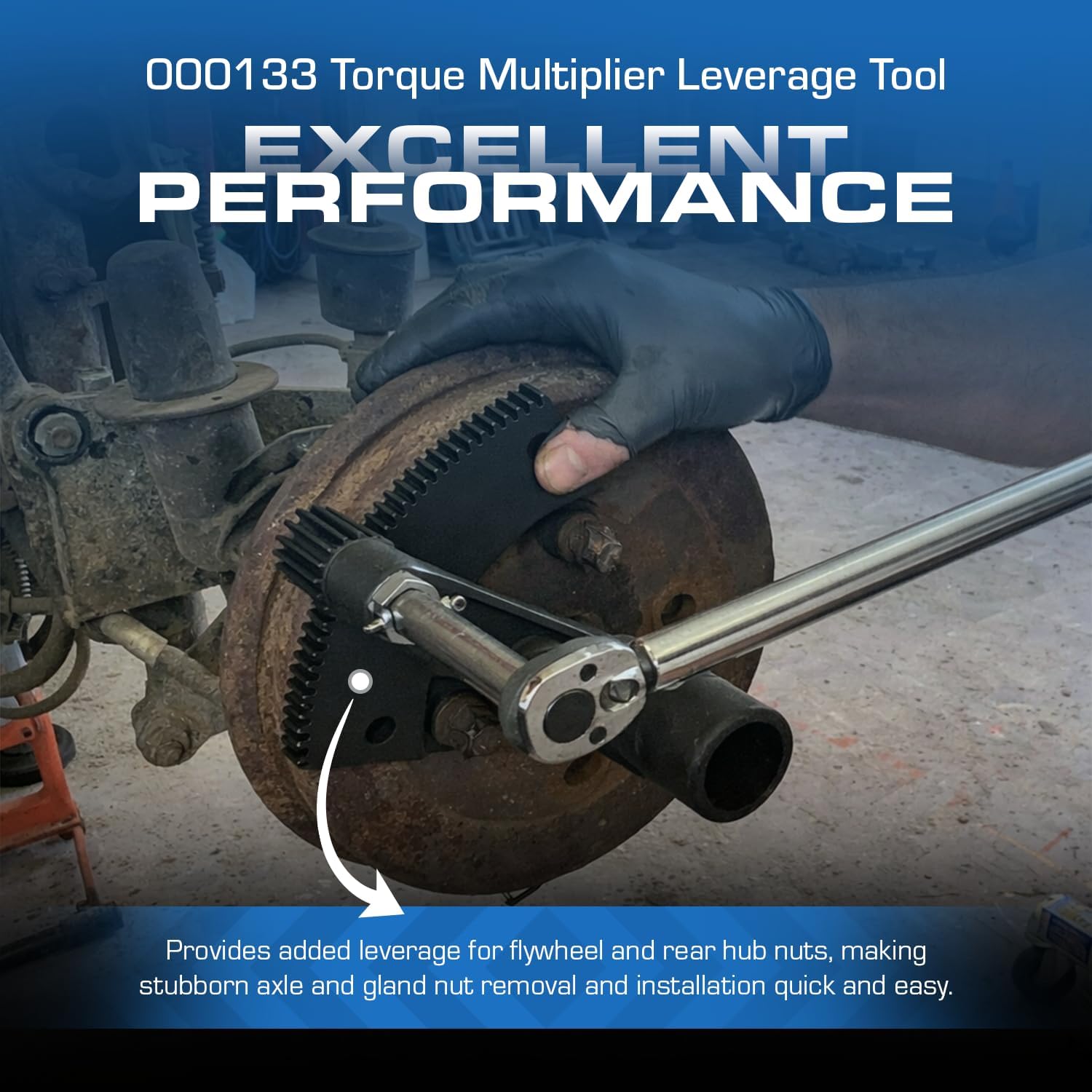 Auto Parts Prodigy Torque Multiplier Tool Compatible with VW 36mm Axle Nut and Flywheel Gland Nut - High Leverage Ratio Wrench for Air Cooled VW Beetle, Bus - Heavy Duty Removal & Install Kit 000133