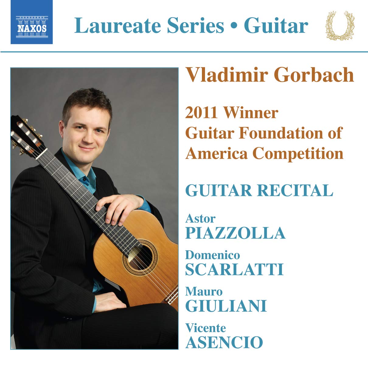 Guitar Laureate Series: Vladim [Audio CD] PIAZZOLLA / SCARLATTI / GIULIANI