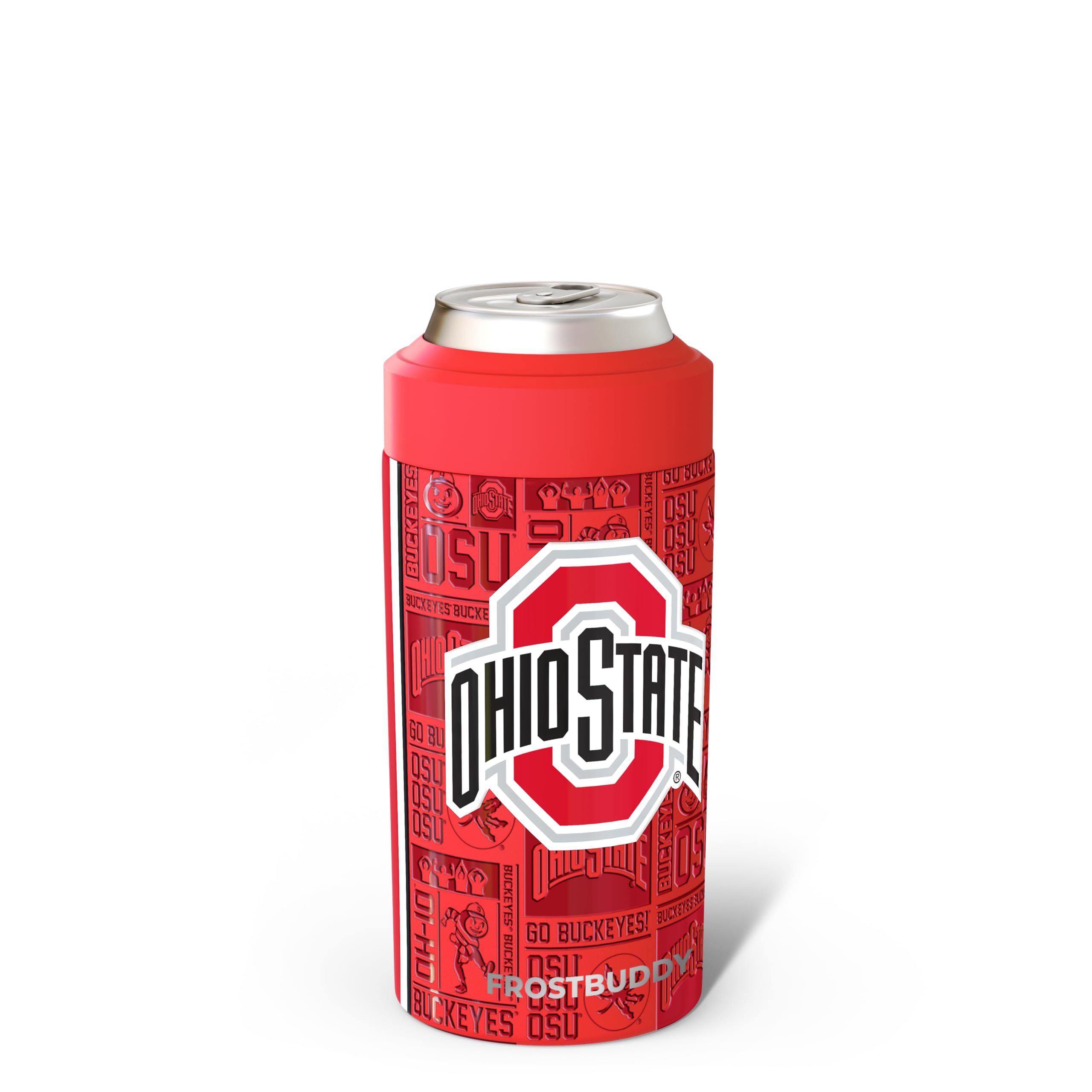 Frost Buddy Universal Can Cooler (Ohio State Buckeyes | 3D)