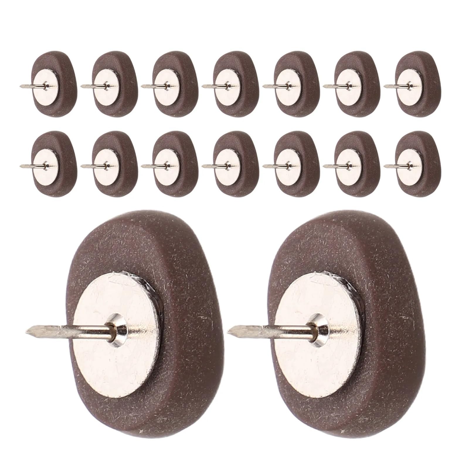 80 chinchetas de grano de café para tablón de anuncios y decoración de oficina para boletines de corcho