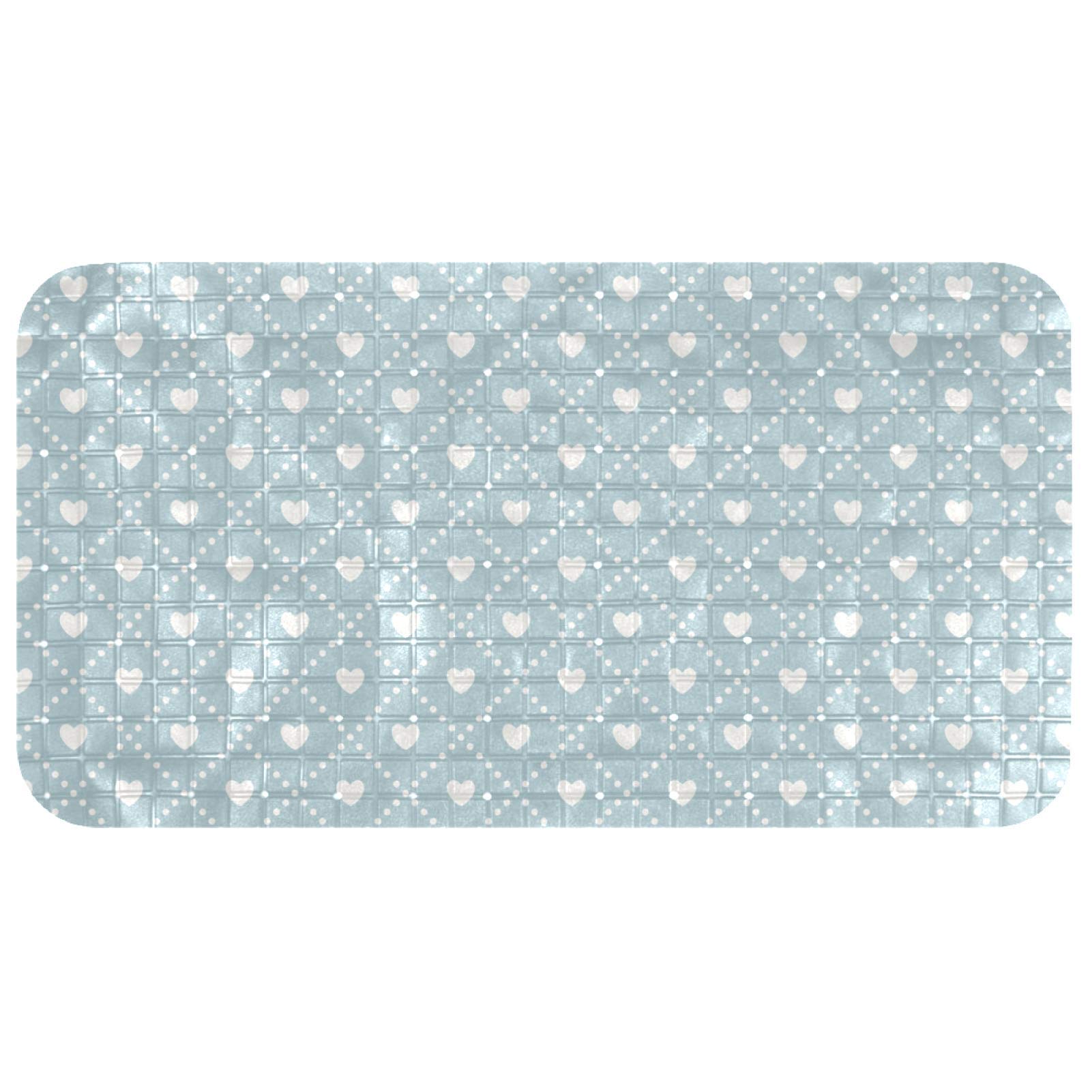 Tapis de bain antidérapant pour éviter les glissades avec ventouses de douche
