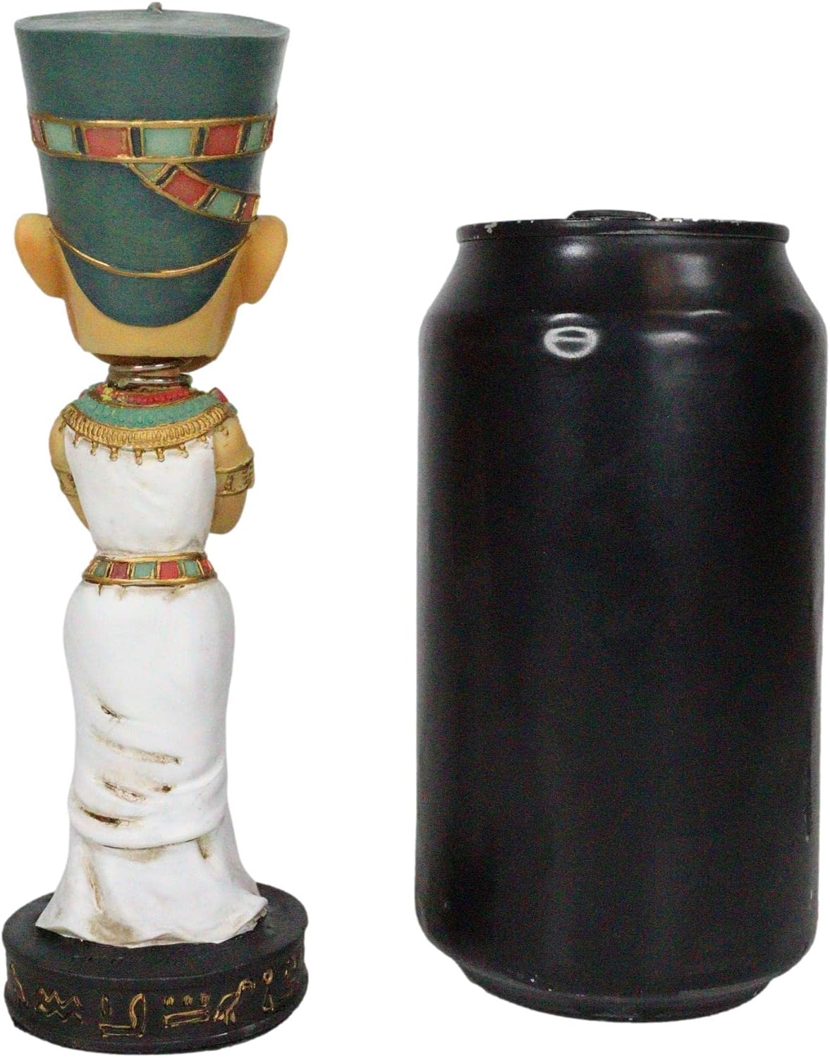 Ebros Gift Egyptian Dynasty Queen Nefertiti Bobblehead Figurine Legends of Egypt Collectible Bobble Head Head Knocker Gods and Goddesses of Egypt Ancient Kingdom Decor